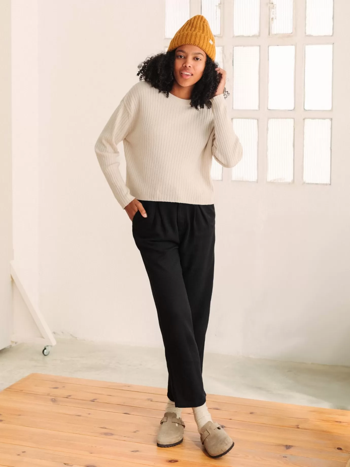 Twothirds Ambre-Ecru^Women Knits