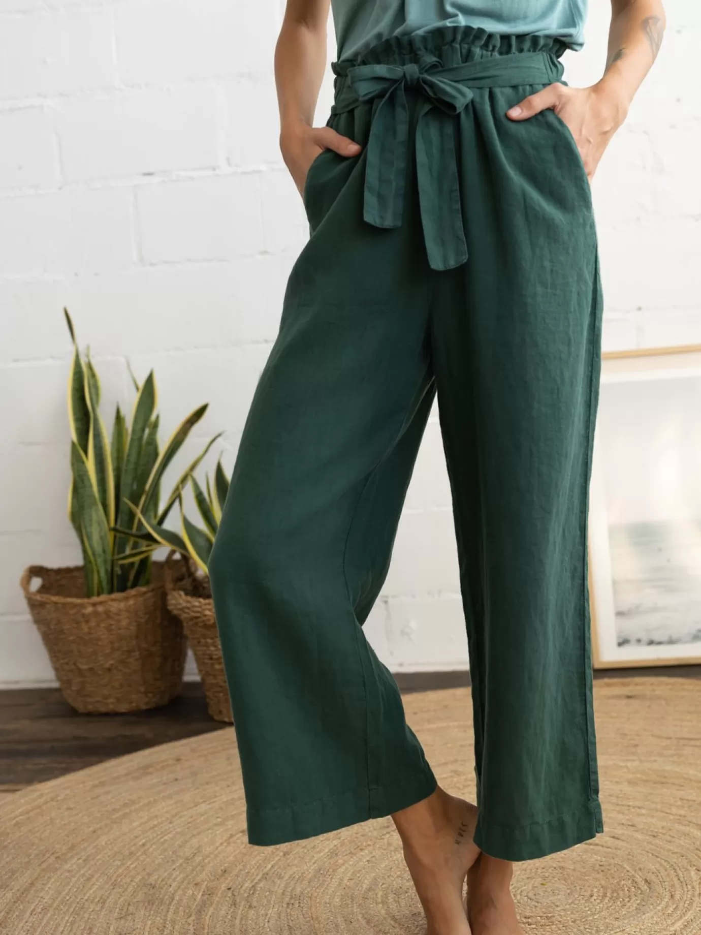 Twothirds Anchietta-Smoke Pine^Women Pants