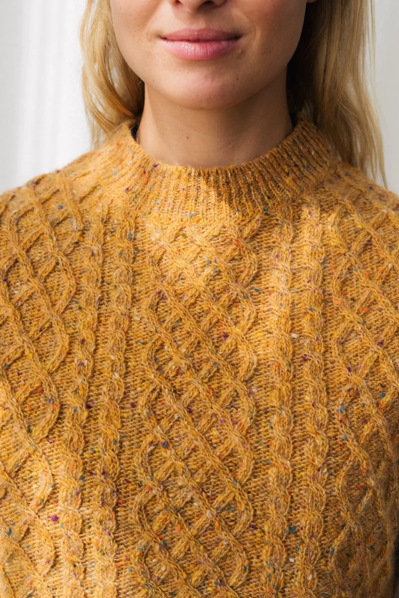 Twothirds Annalong-Mustard^Women Knits