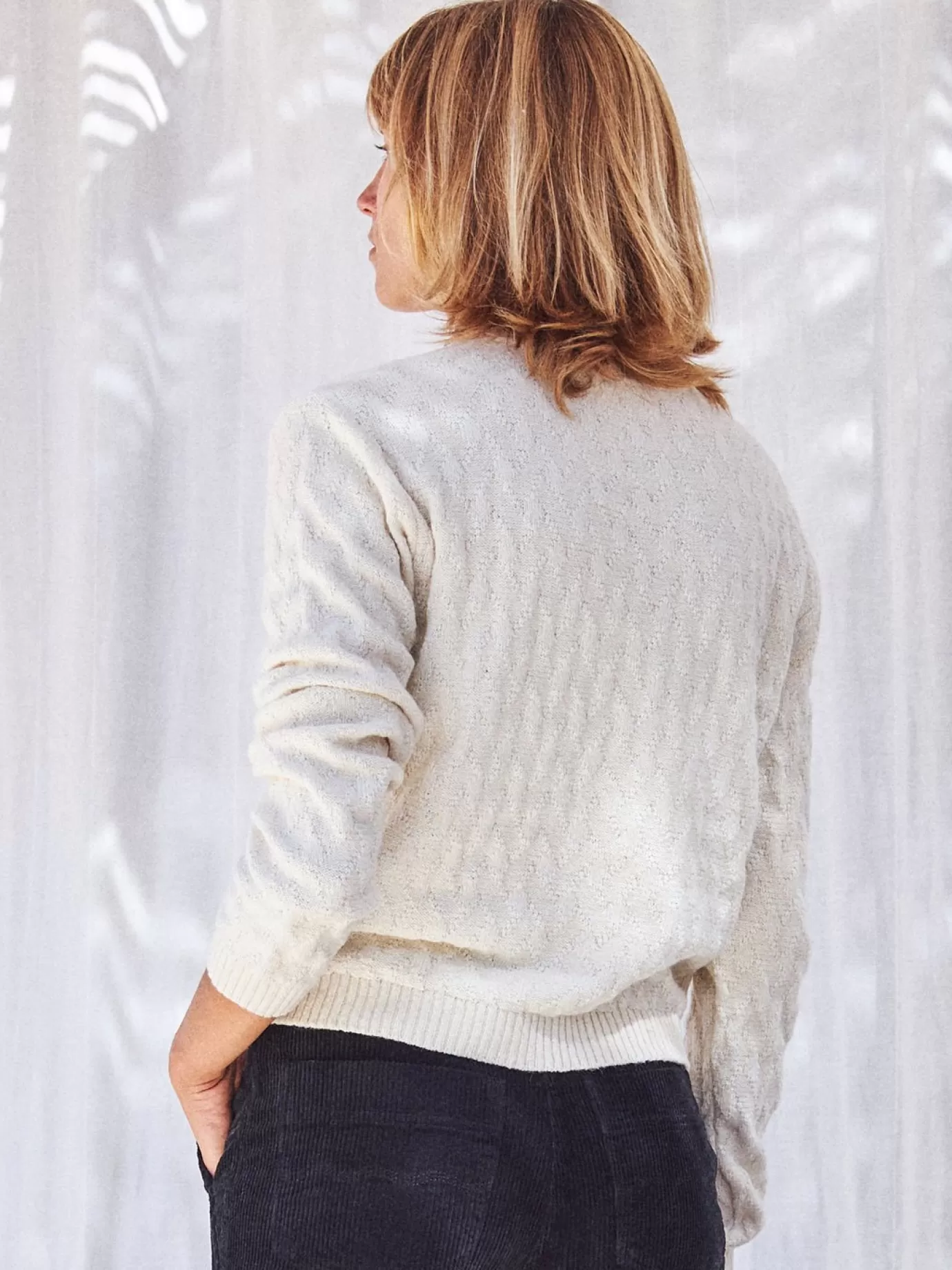 Twothirds Aratika-Ecru^Women Knits