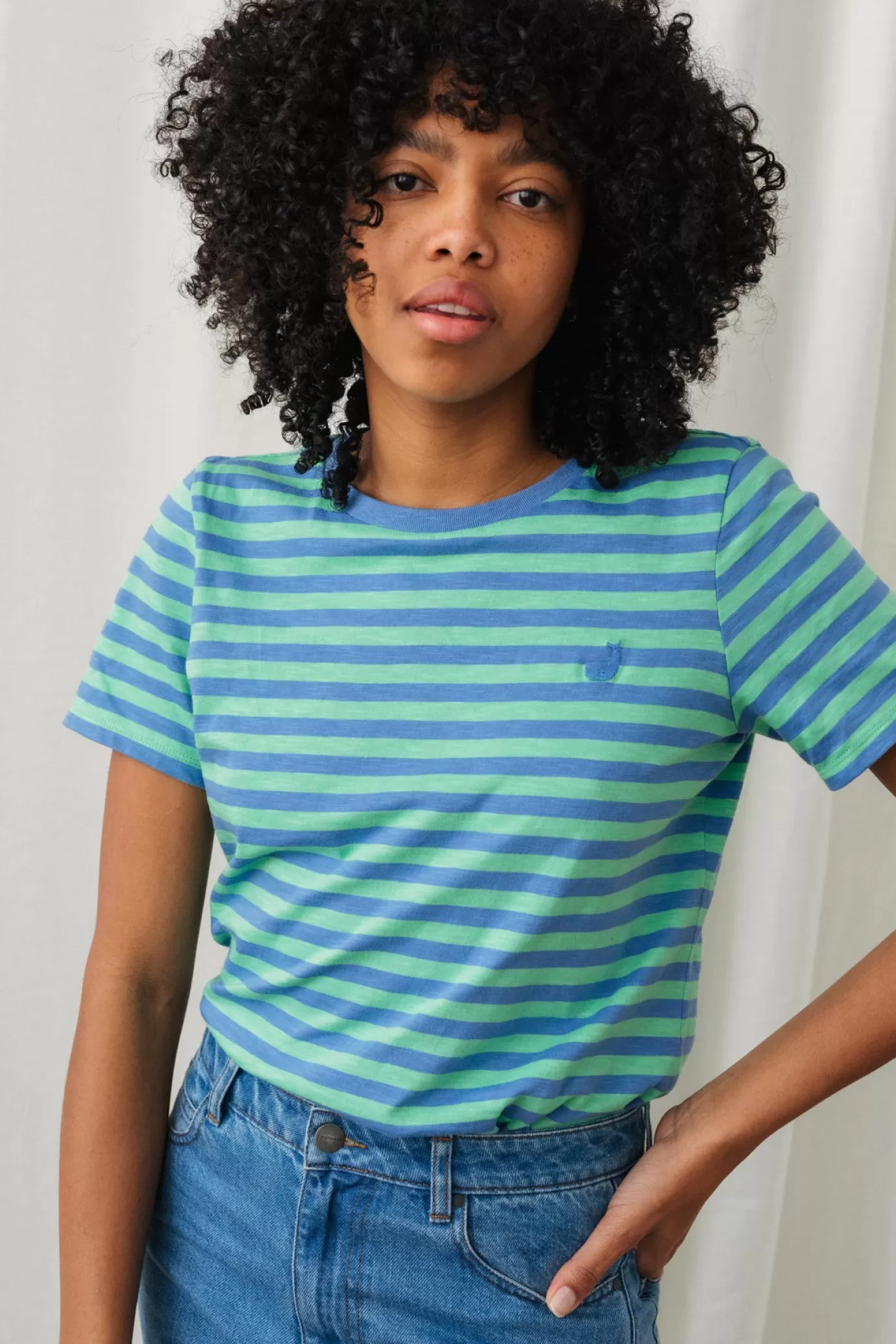 Twothirds Bablon-Mixed Stripes^Women Tops