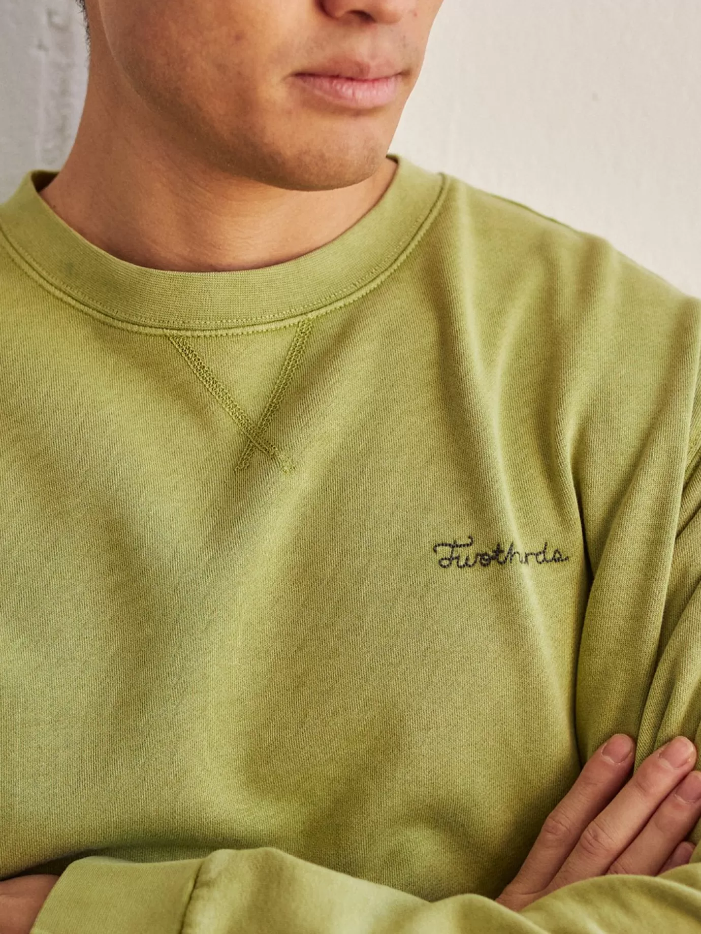 Twothirds Bagao-Cypress^ Crewneck