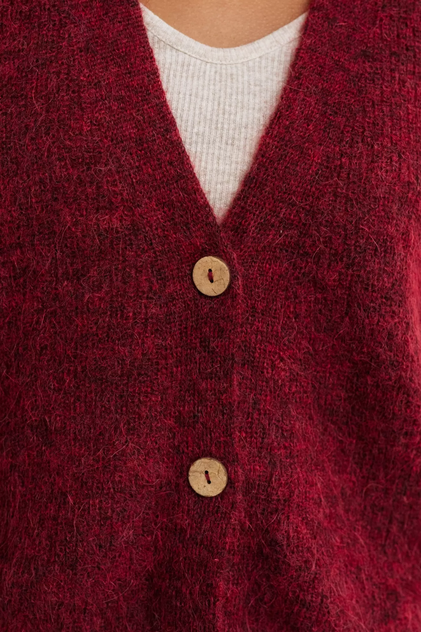 Twothirds Ballyvaughan-Burgundy^Women Knits