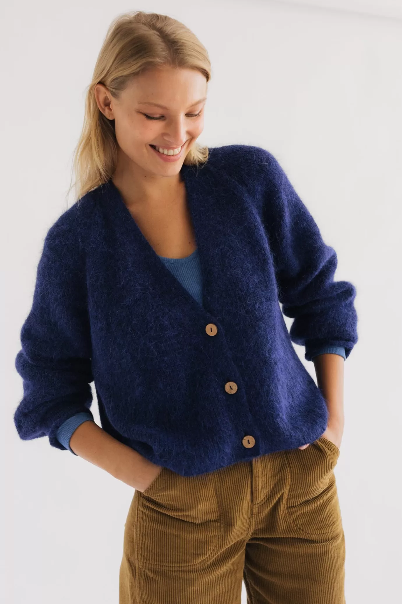 Twothirds Ballyvaughan-Navy^Women Knits