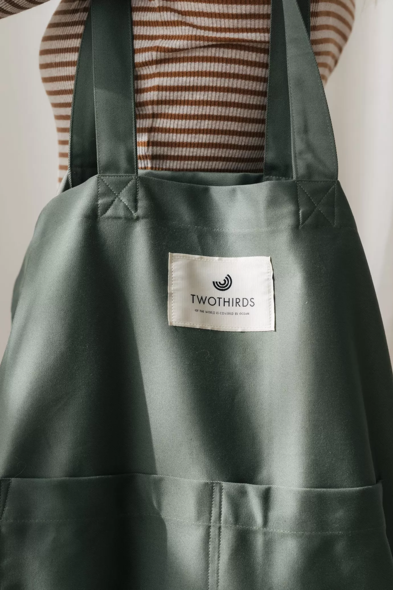 Twothirds Basic Tote Bag-Washed Green^ Bags