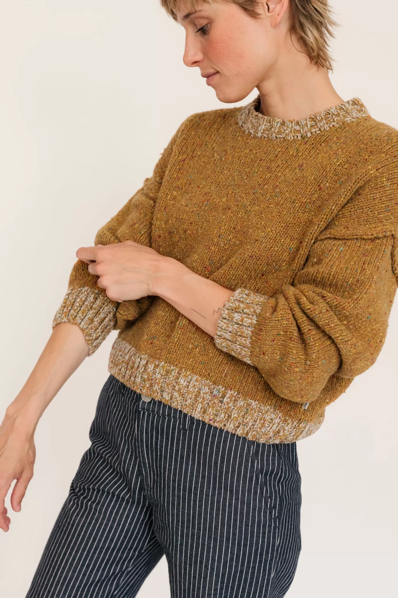 Twothirds Belkovsky-Mustard^Women Knits