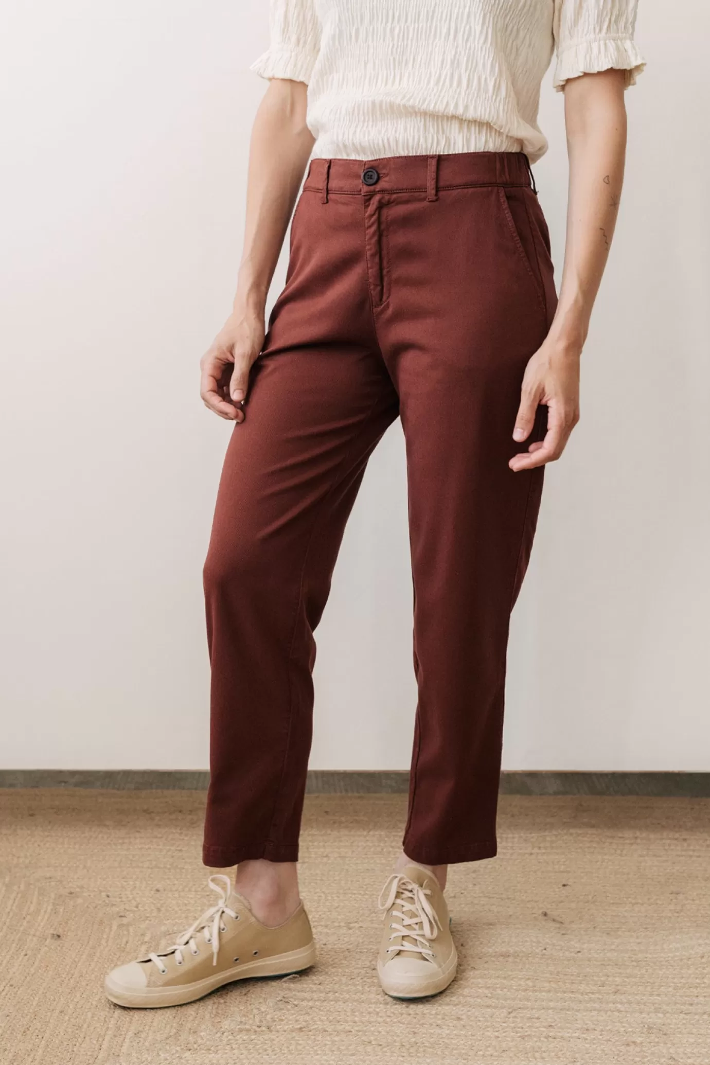 Twothirds Bolshevik-Burgundy^Women Pants