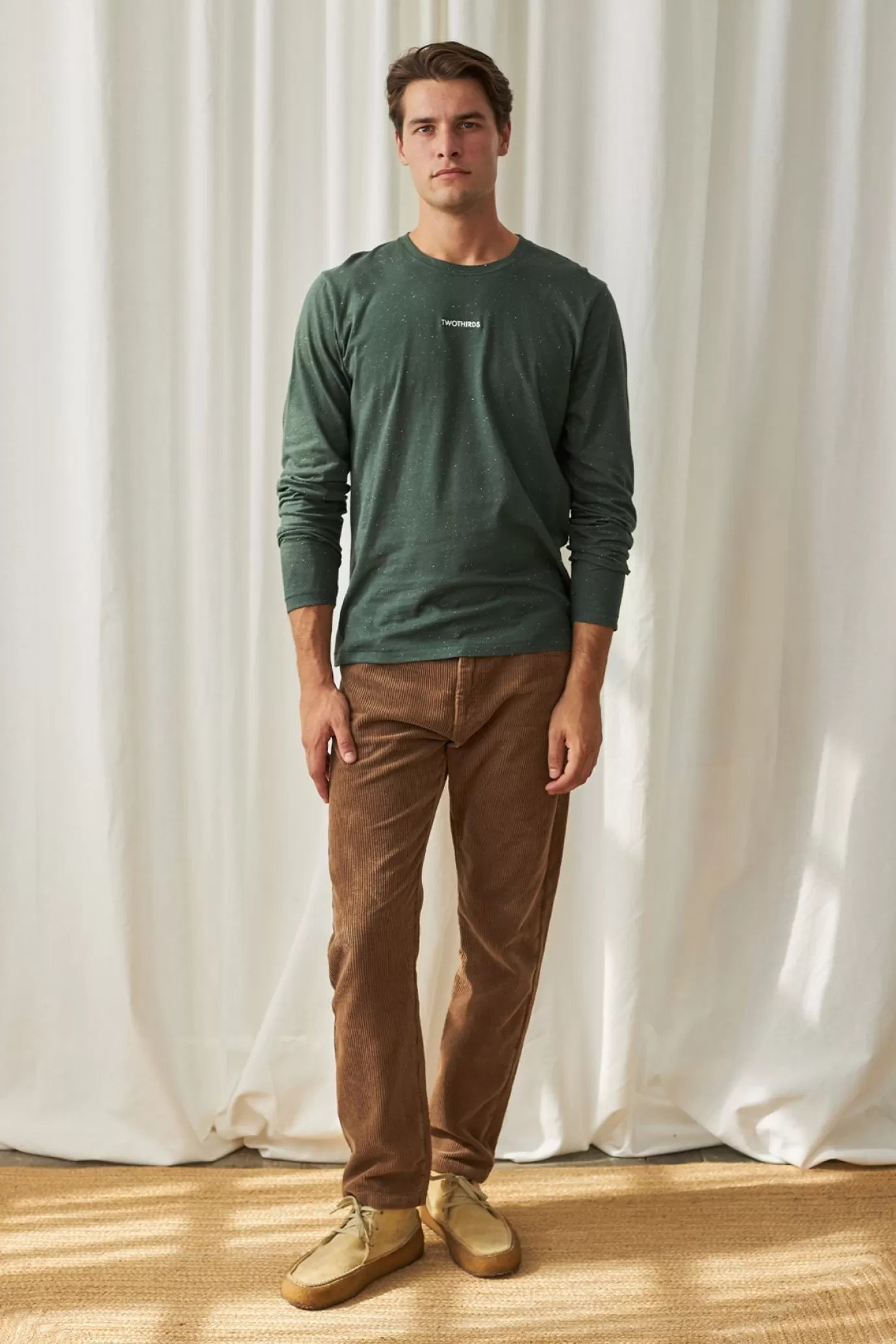 Twothirds Carlingford-Dark Green^ T-Shirts