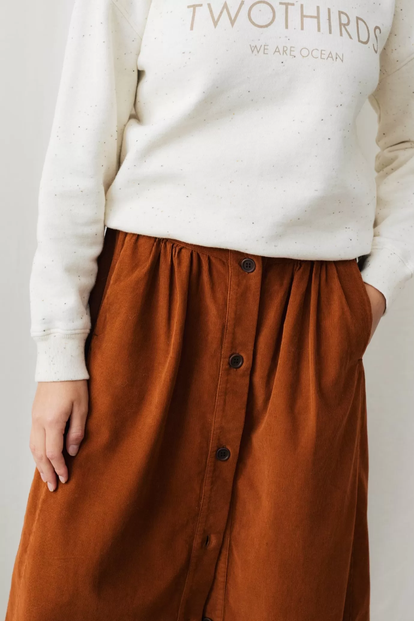 Twothirds Castlerock-Toffee^Women Midi