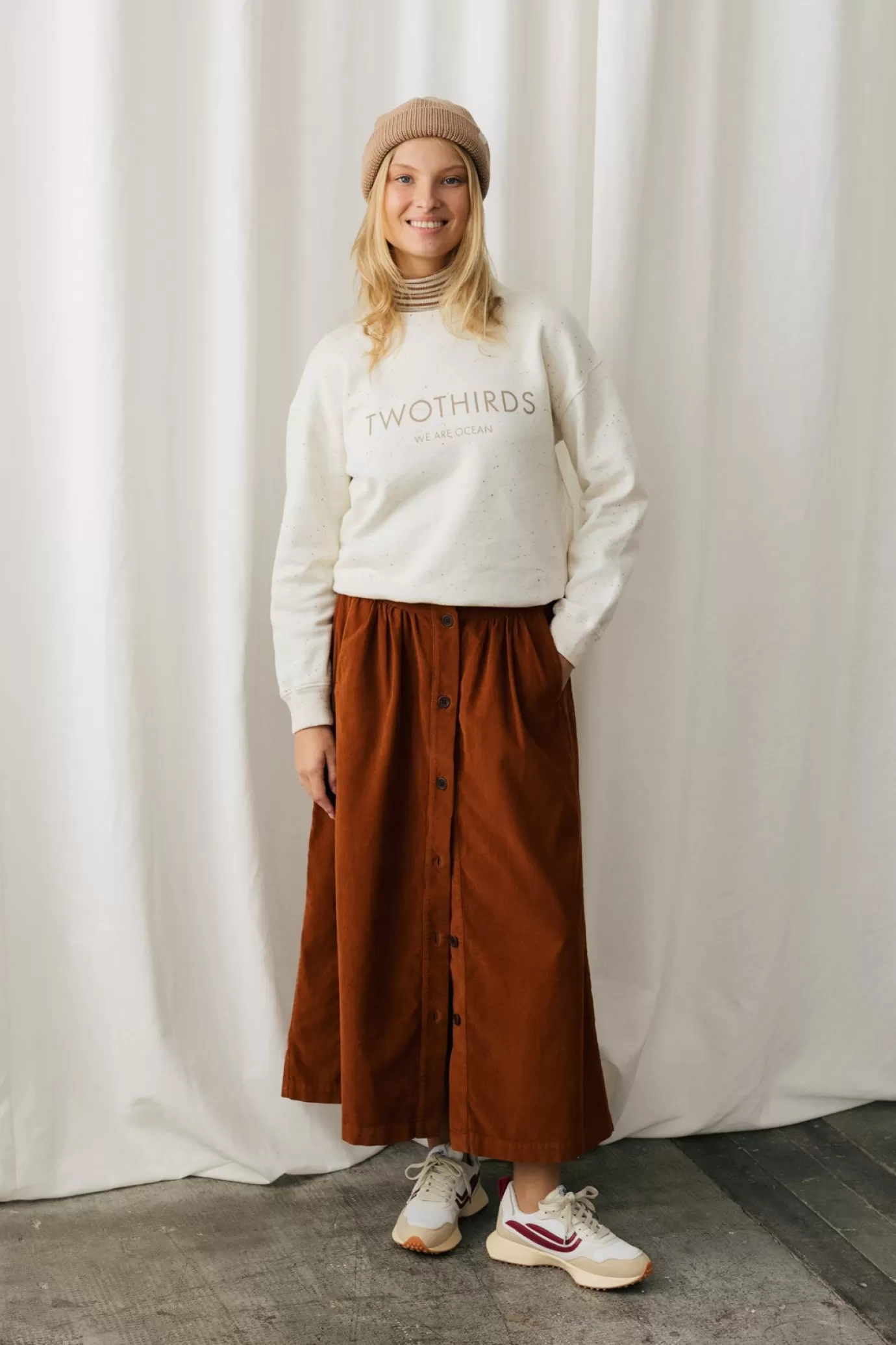 Twothirds Castlerock-Toffee^Women Midi