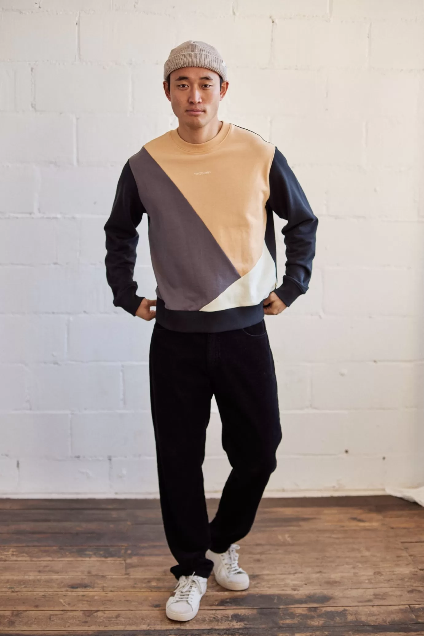 Twothirds Corbeta-Colour Block^ Crewneck