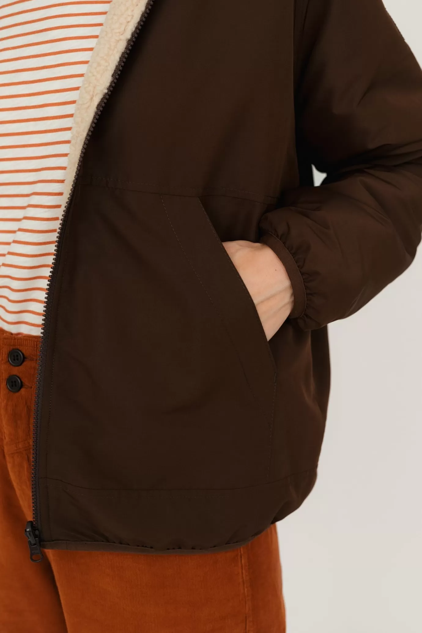 Twothirds Crozier REVERSIBLE-Brown^Women Jackets