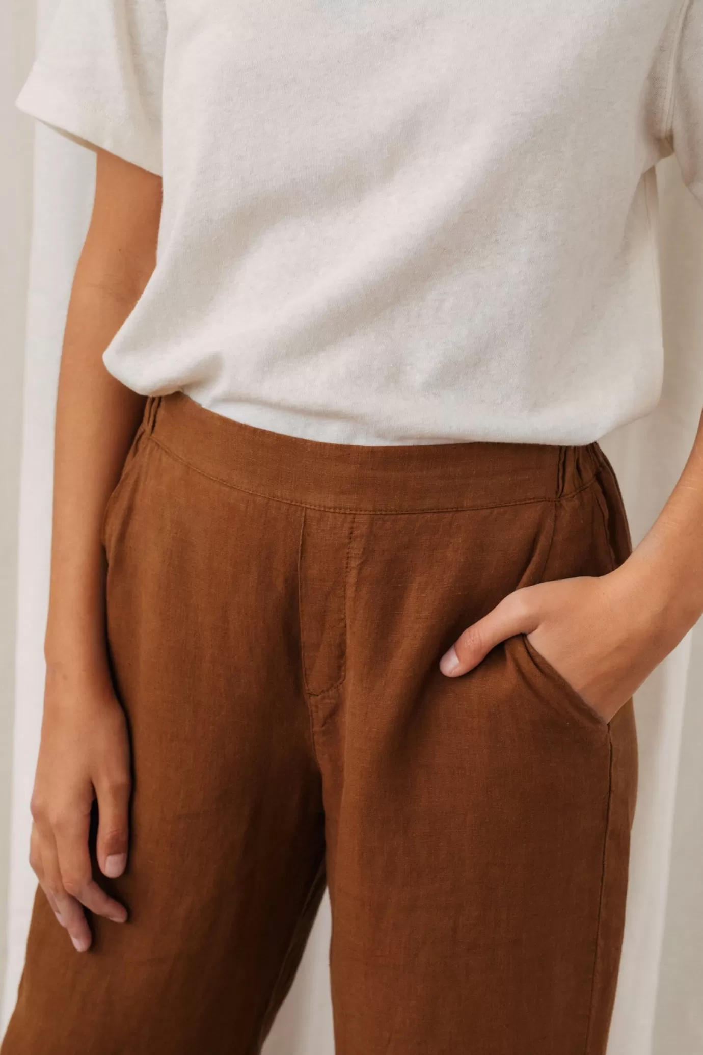 Twothirds Denis-Umber Brown^Women Pants