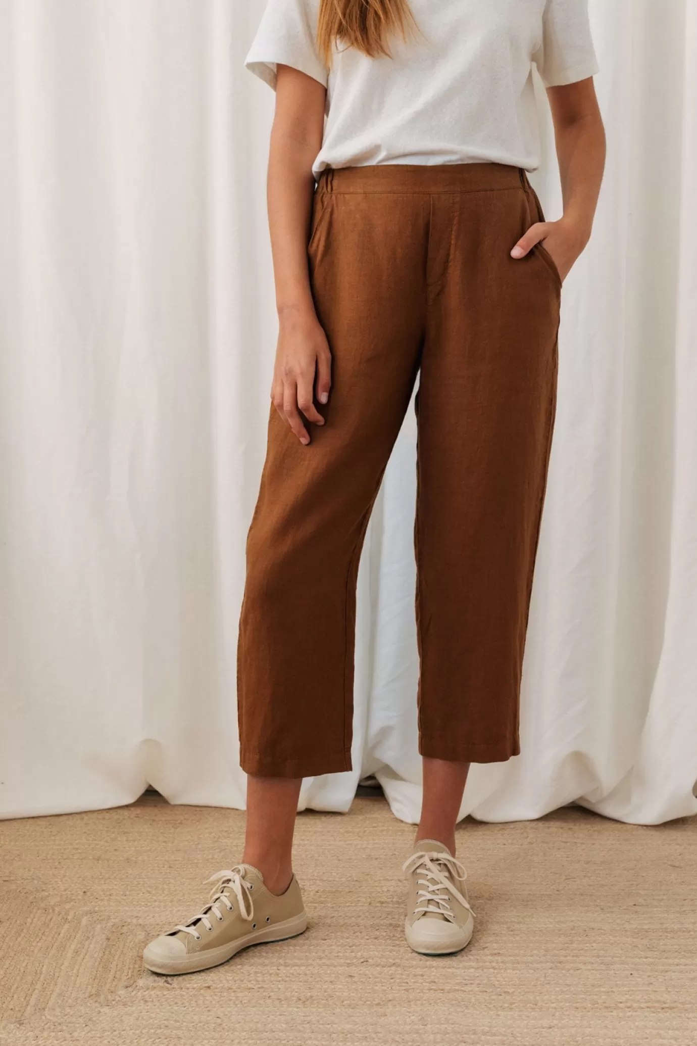 Twothirds Denis-Umber Brown^Women Pants