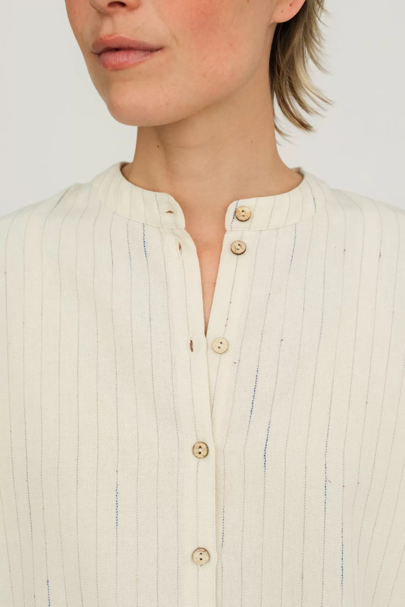 Twothirds Dewdrop-Neutral Stripes^Women Long Sleeve