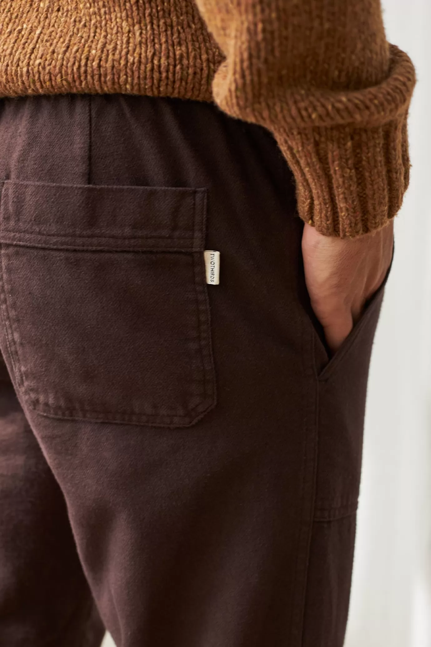 Twothirds Downhill-Dark Brown^ Pants