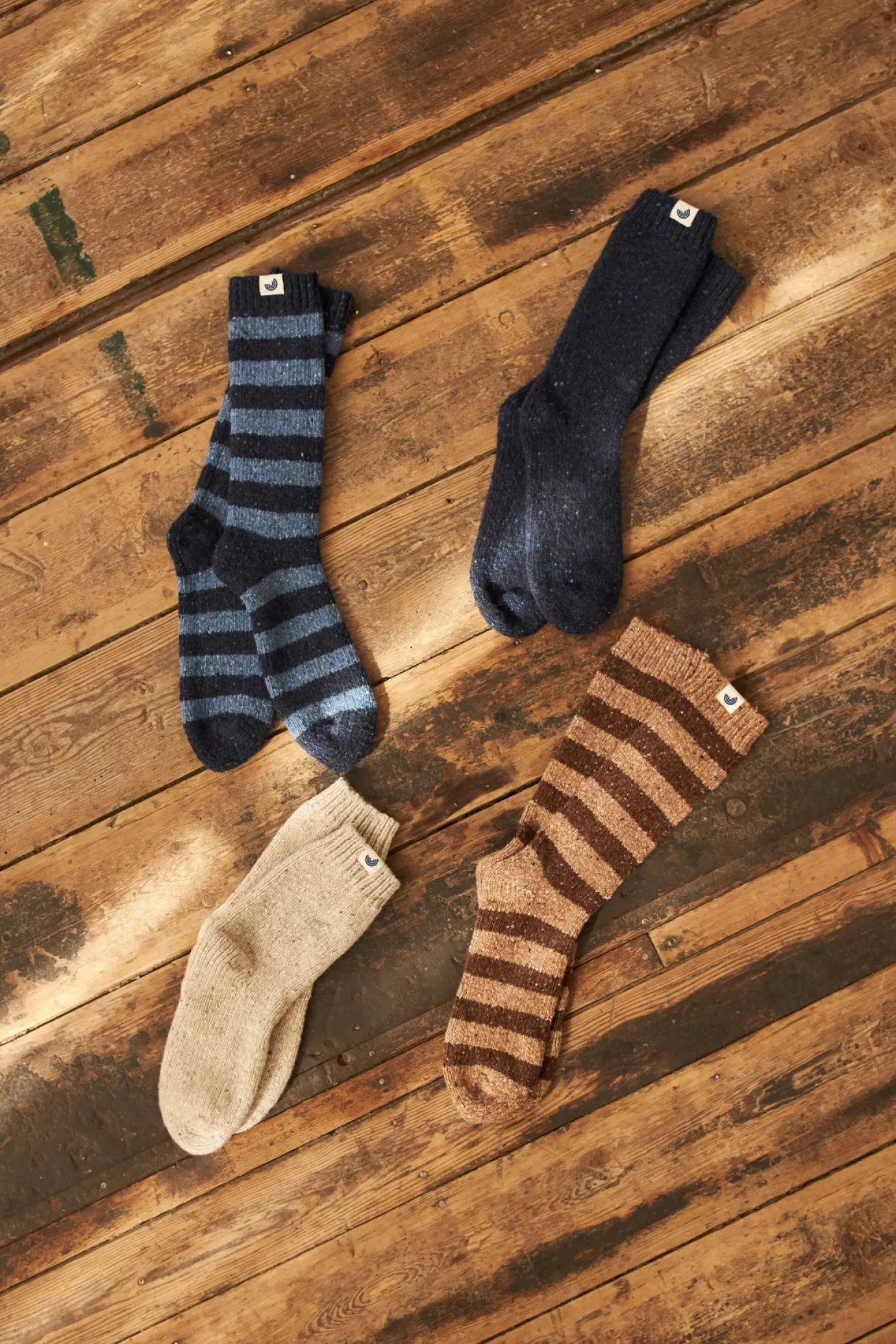 Twothirds Dromahair- Blue Stripes^ Socks