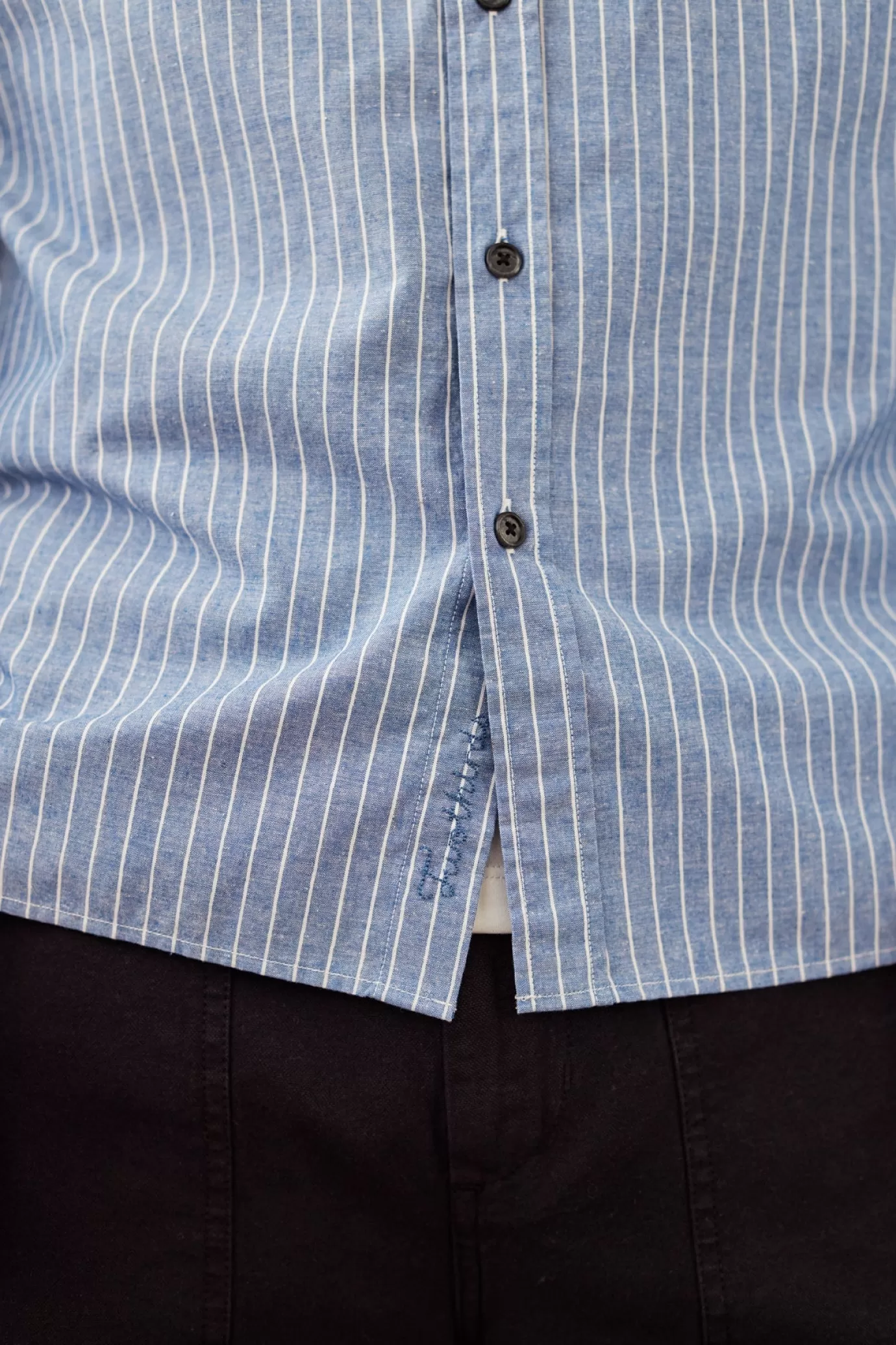 Twothirds Ducos-Blue Stripes^ Shirts