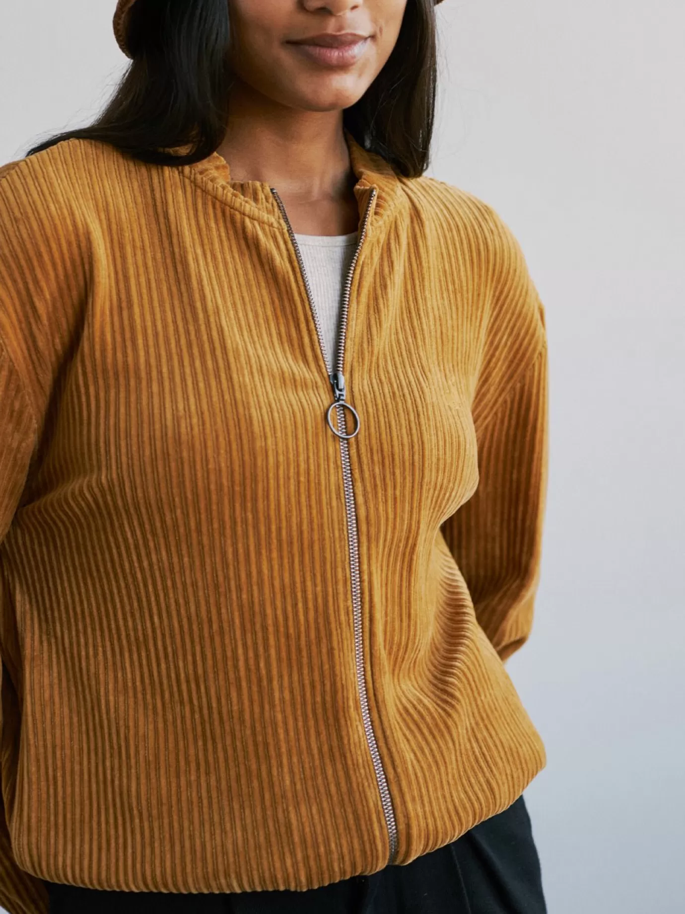 Twothirds Fram-Golden Brown^Women Jackets | Zip Sweatshirts