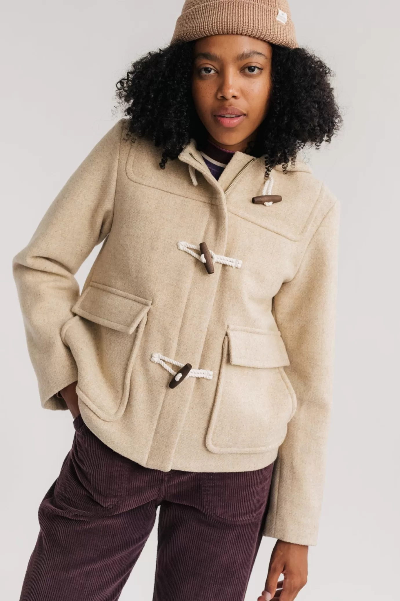 Twothirds Galway-Light Stone^Women Jackets