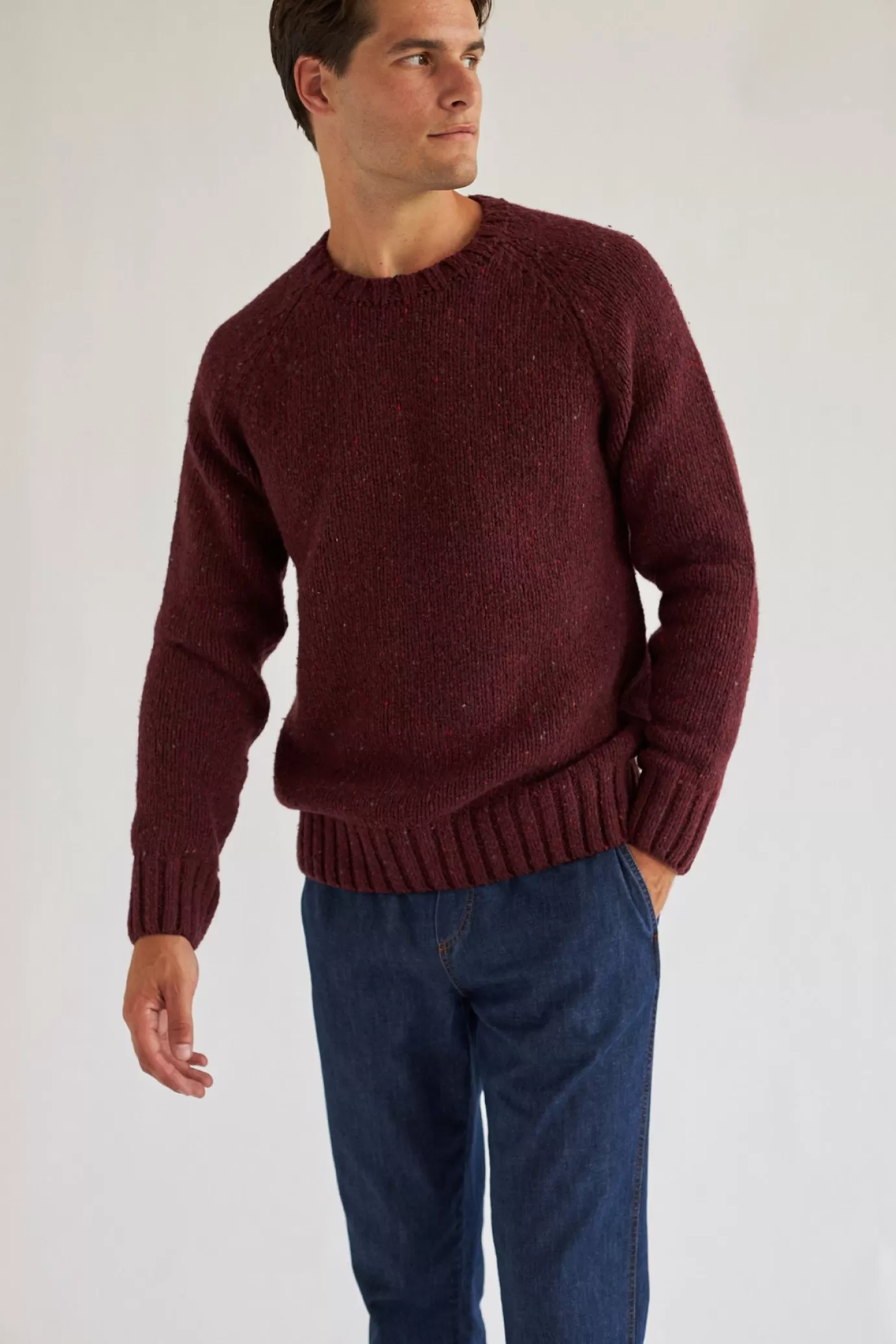 Twothirds Golden-Burgundy^ Wool