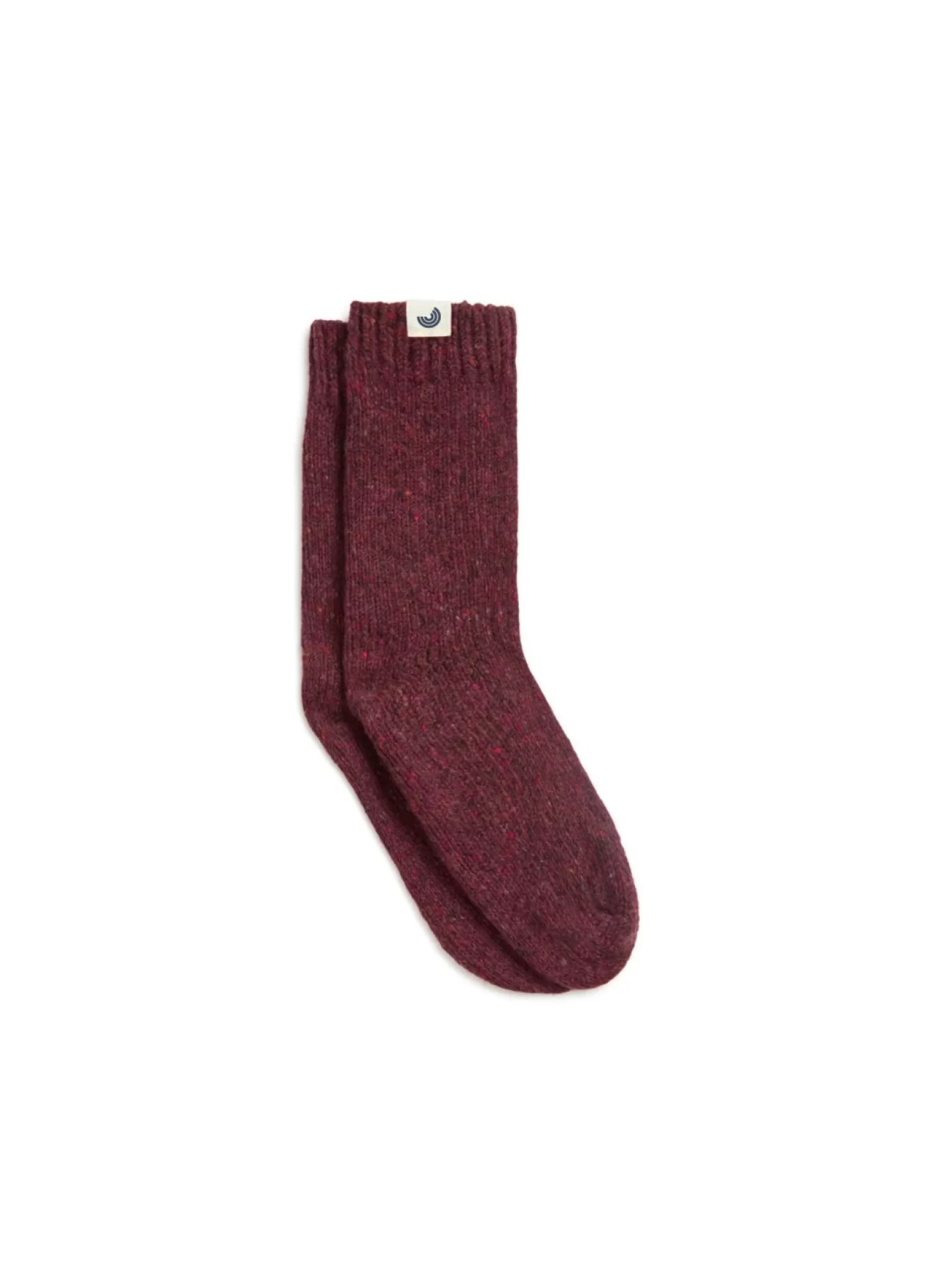 Twothirds Grindall-Burgundy Neps^ Socks