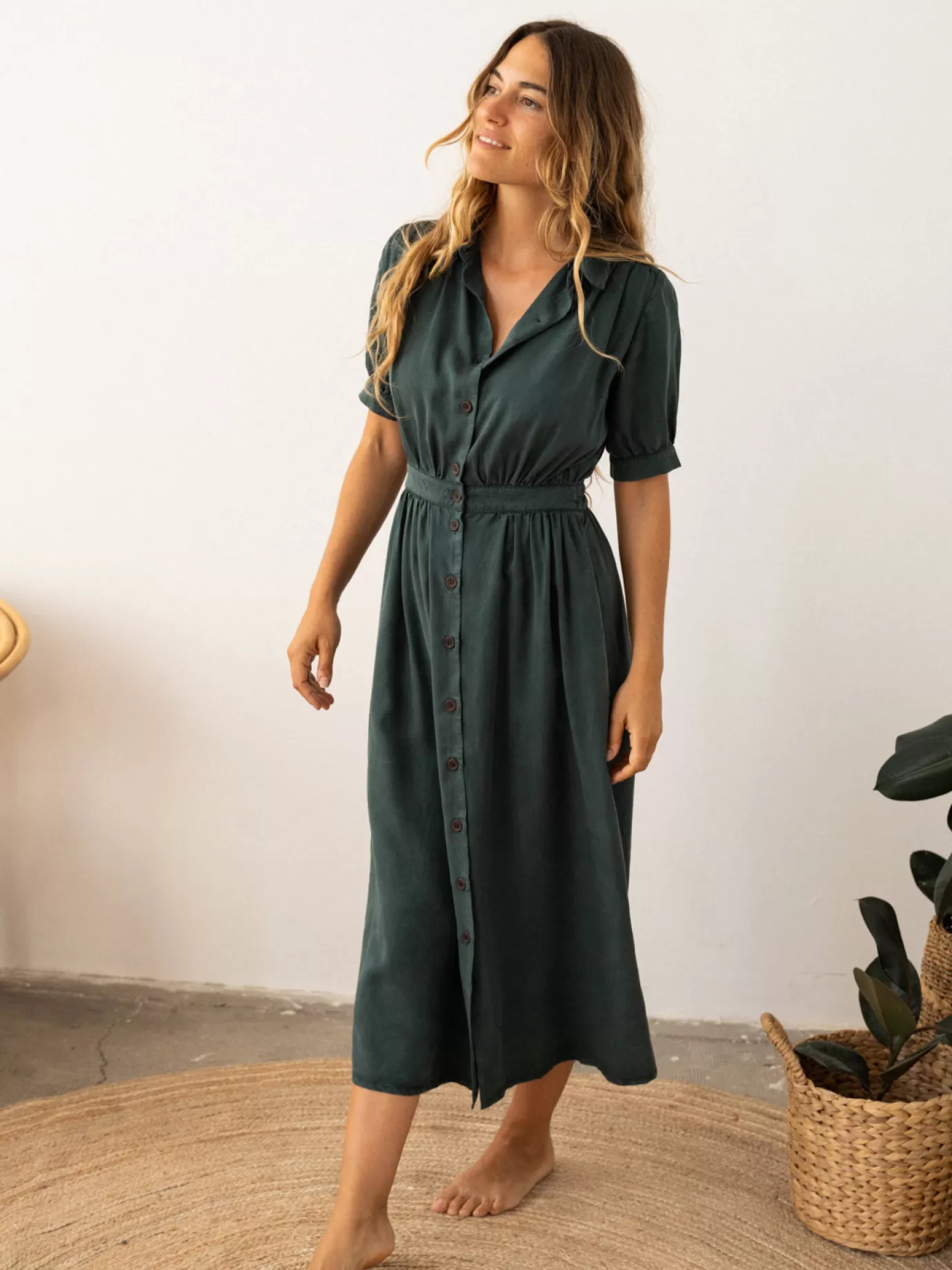 Twothirds Honden-Forest Green^Women Dresses