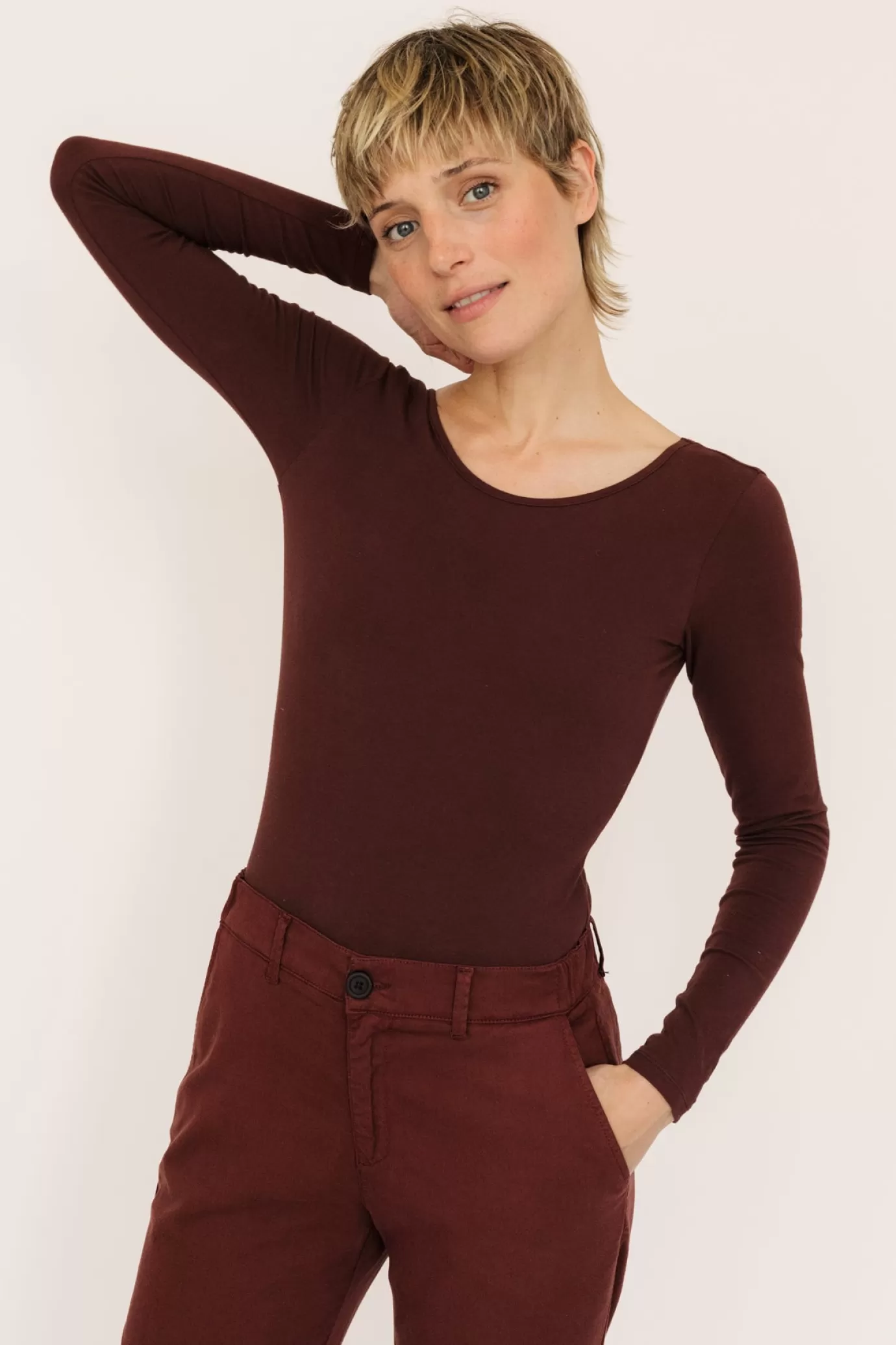 Twothirds Jatte-Russet^Women Tops