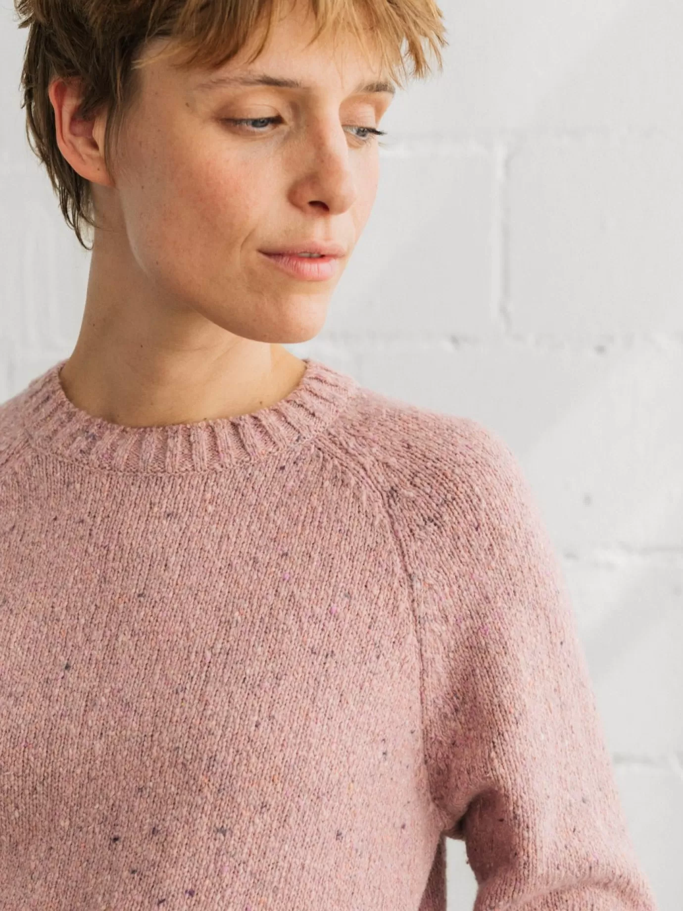 Twothirds Kalymnos-Pink Multicolour Neps^Women Knits