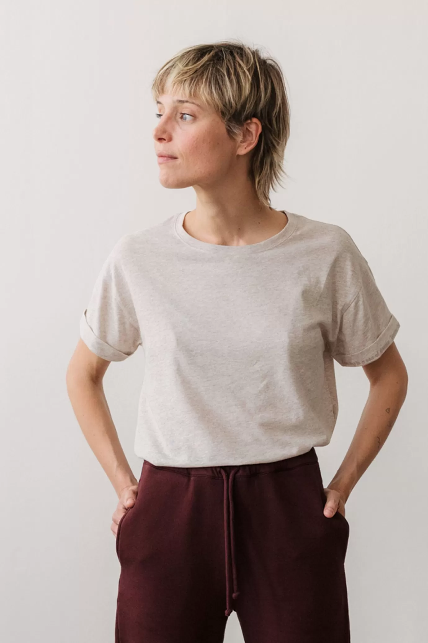 Twothirds Kassia Tee-Toast^Women Tops | Loungewear Tops