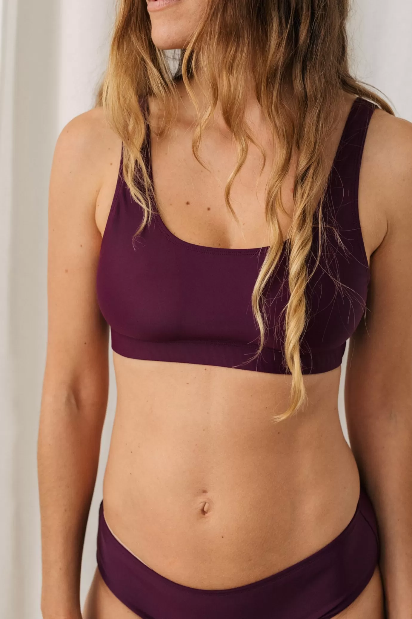 Twothirds Kassia Top-Grape^Women Activewear Tops