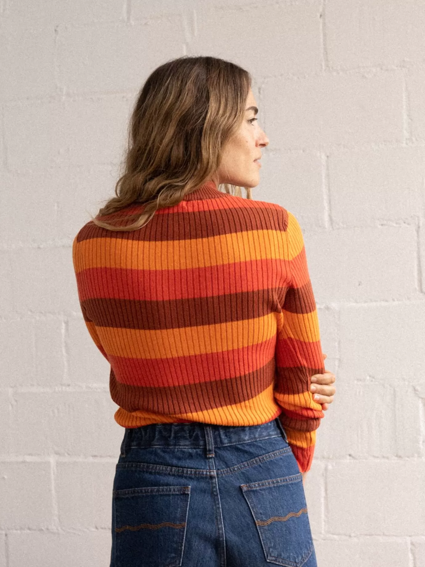 Twothirds Lachea-Tricolour Stripes^Women Knits