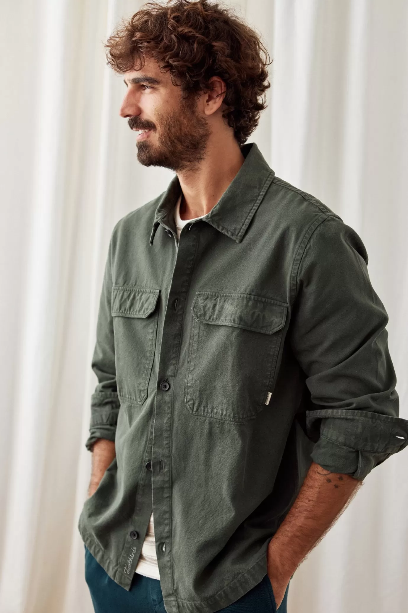 Twothirds Langton-Ivy Green^ Jackets | Shirts