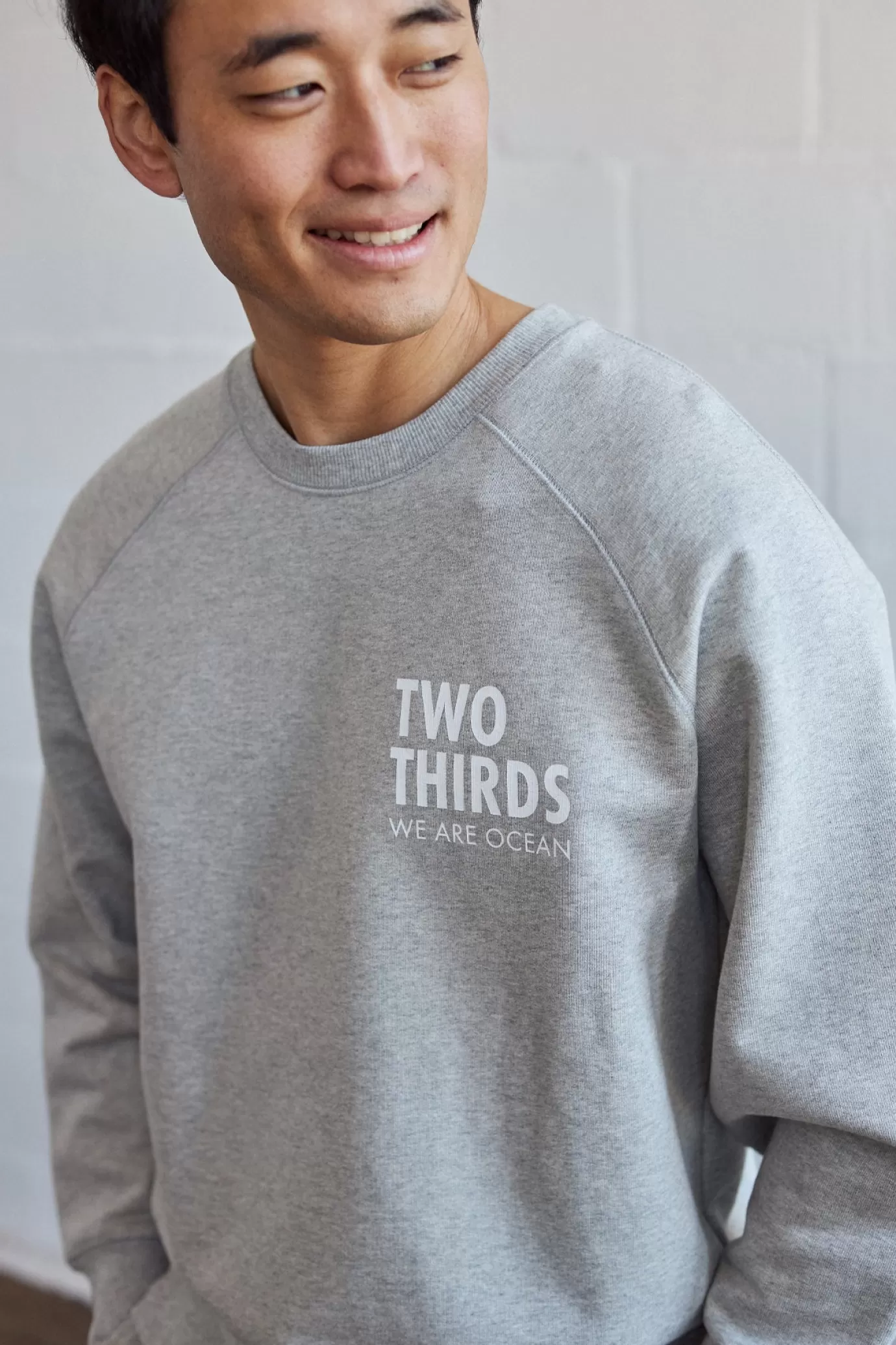 Twothirds LE SMBG01-Grey Melange^ Crewneck