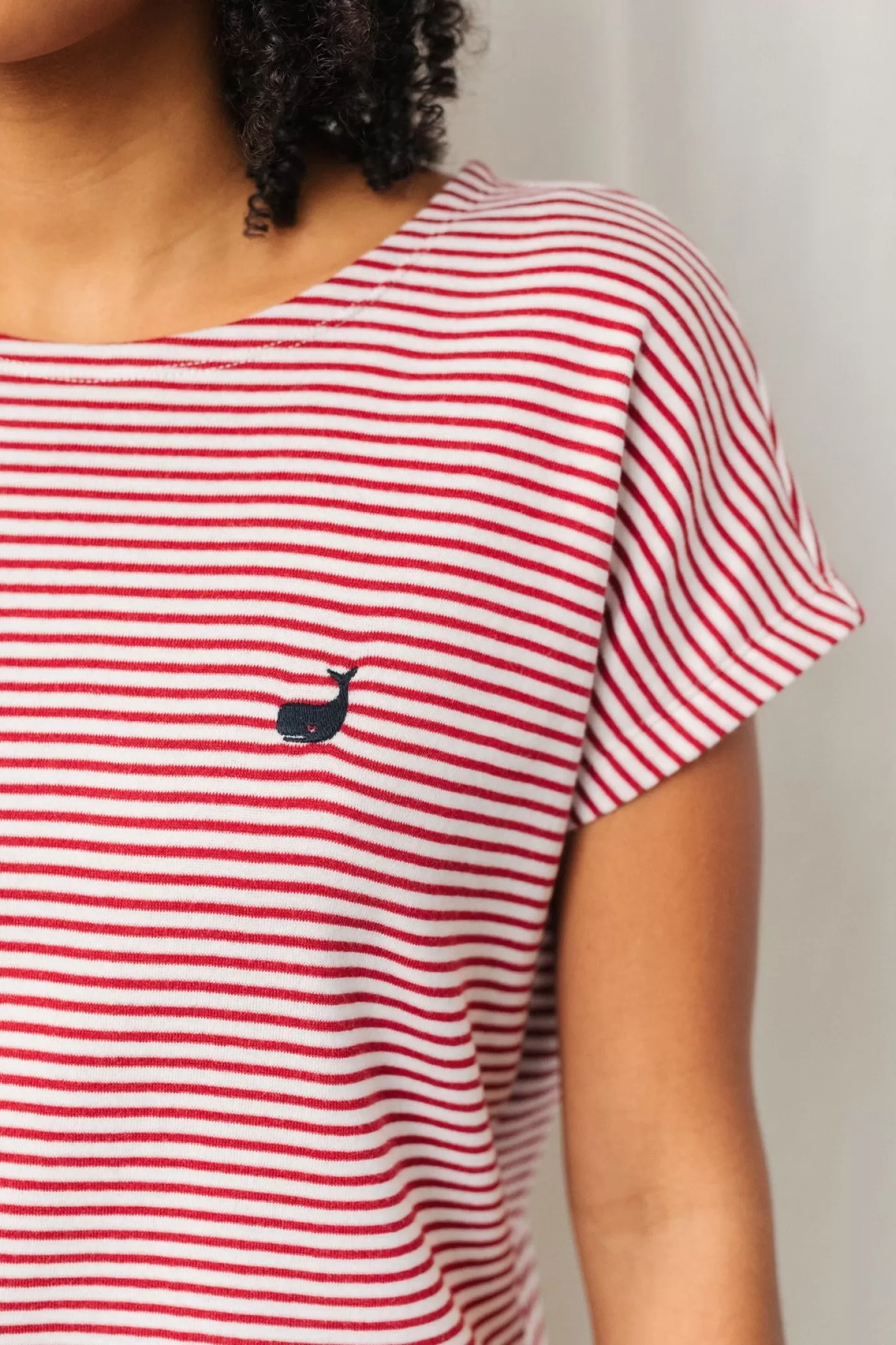 Twothirds Livo-Red Stripes^Women Tops