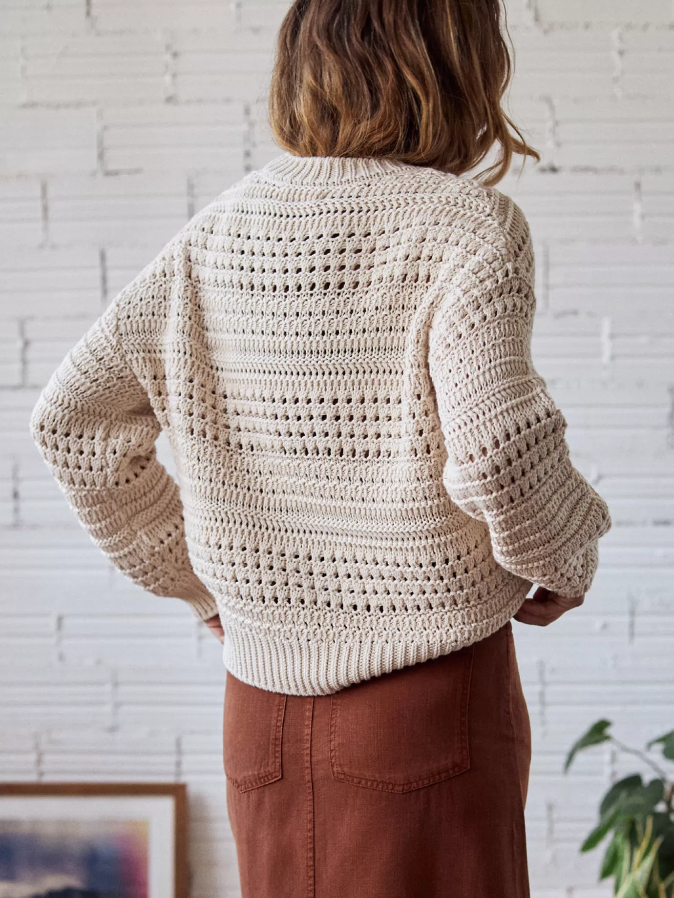 Twothirds Makuka-Ecru^Women Knits