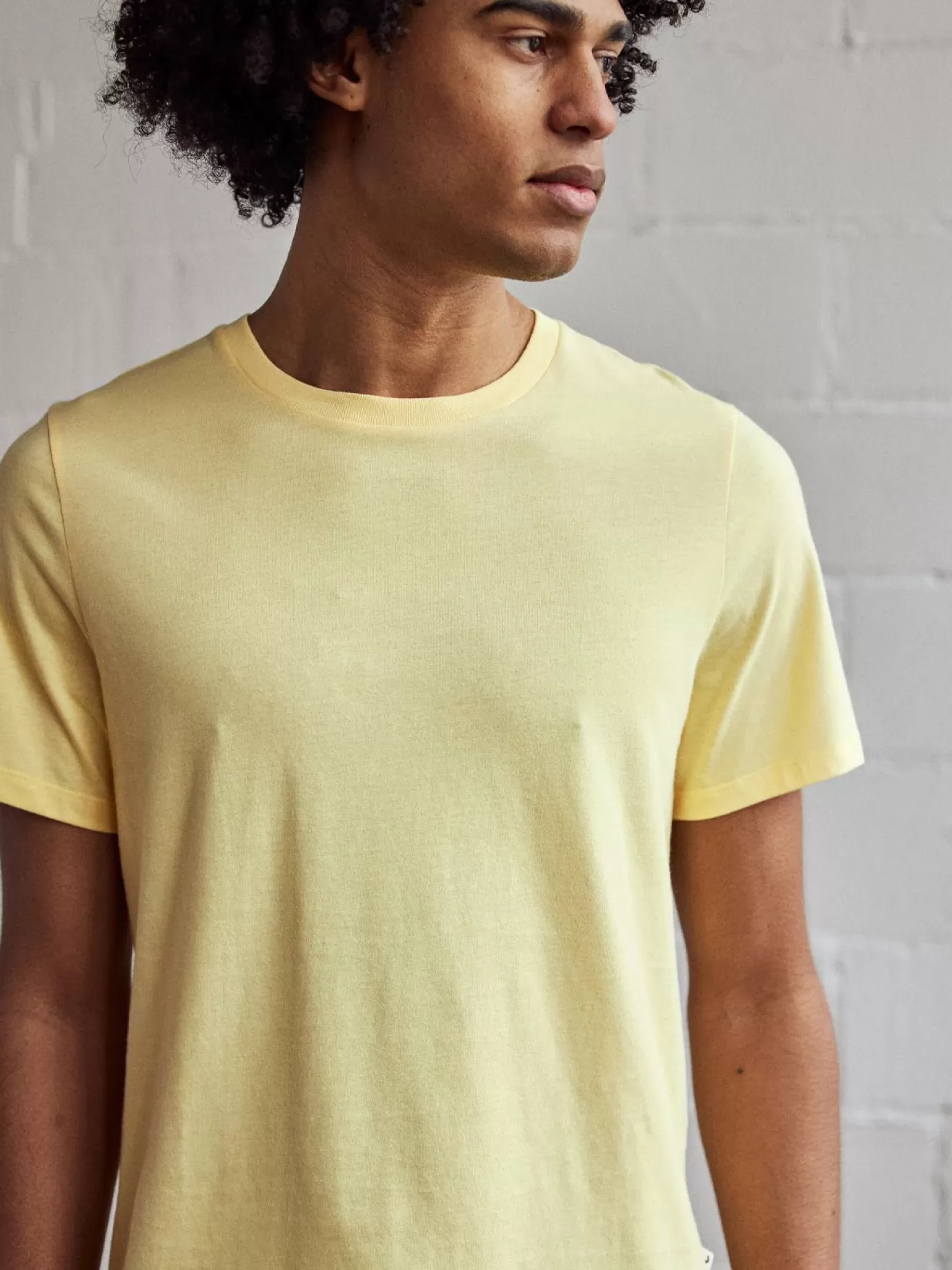 Twothirds Monothaki-Pale Yellow^ T-Shirts