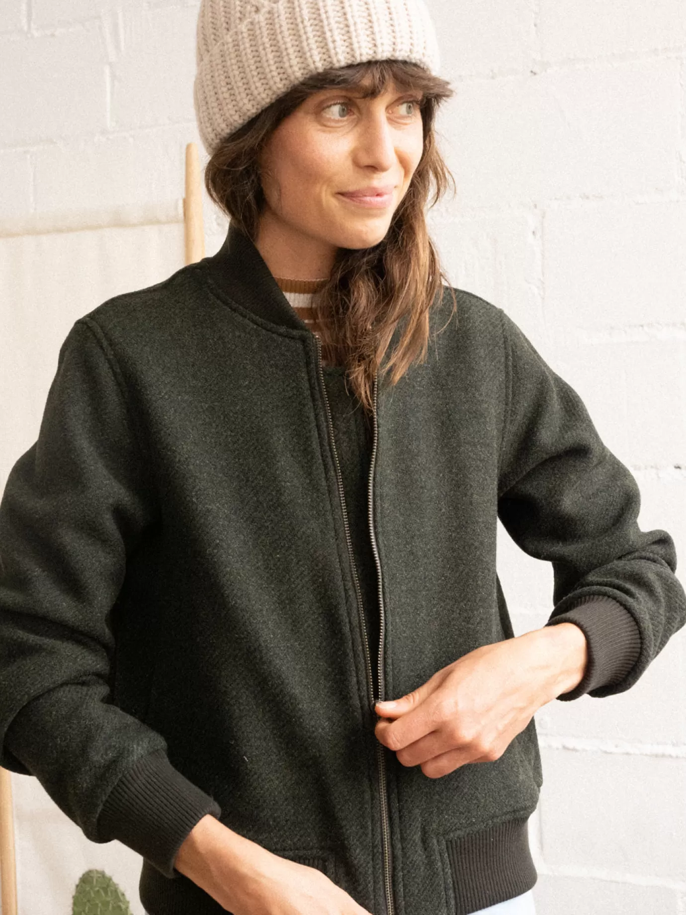 Twothirds Nancowry-Dark Green^Women Jackets