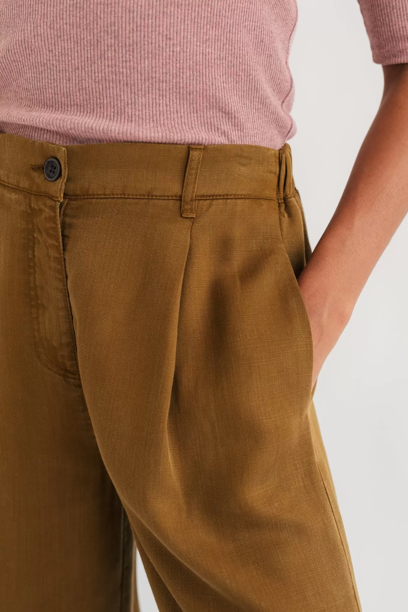 Twothirds Nanpu-Dusty Ochre^Women Pants