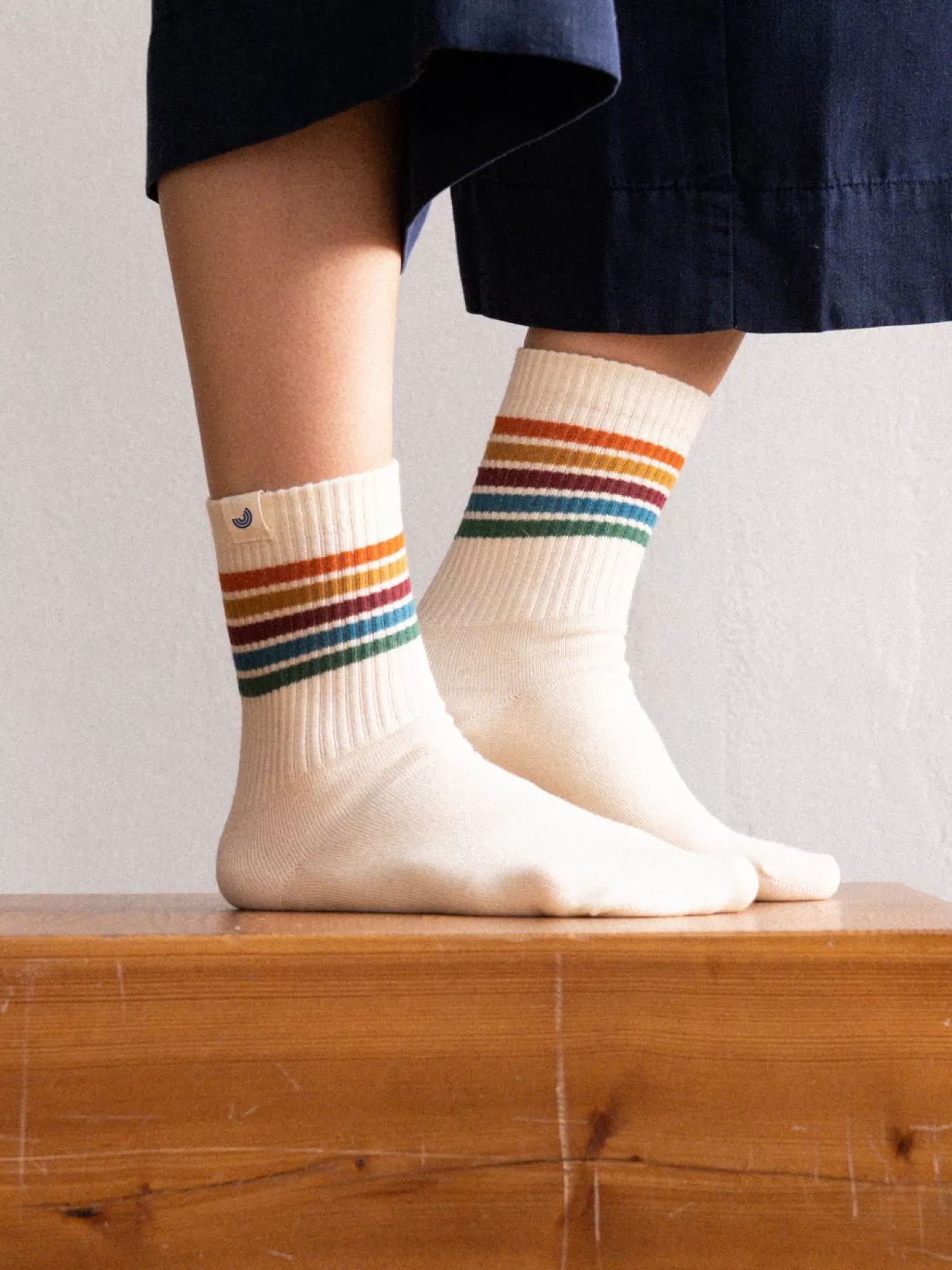 Twothirds Omi-Multicolour Stripes^ Socks