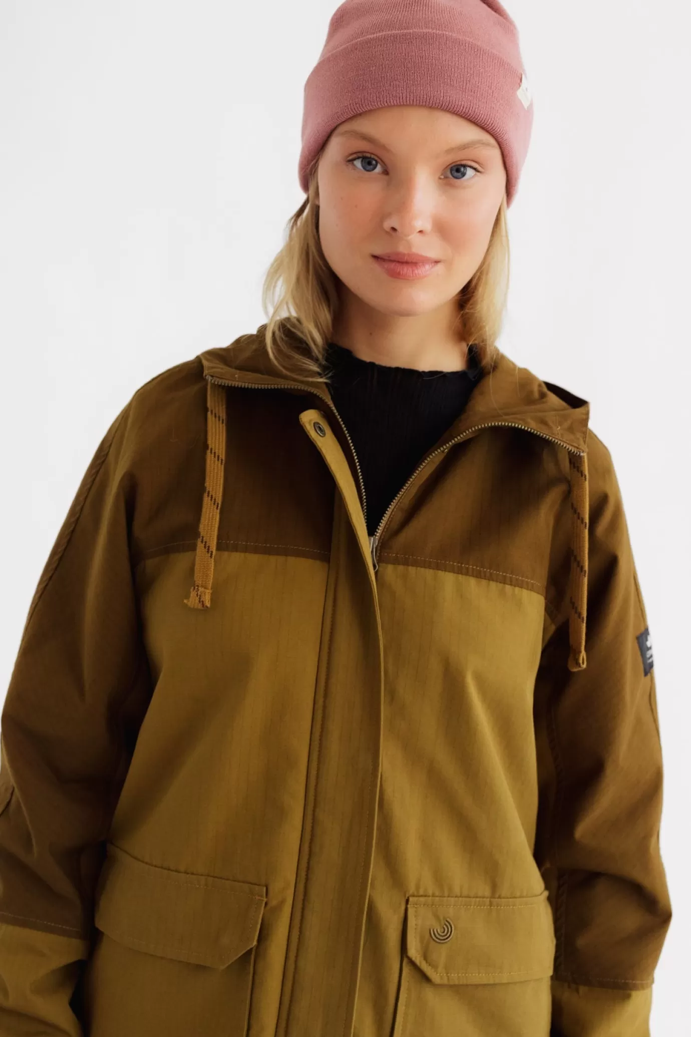 Twothirds Orlok-Block Colour Mustard^Women Jackets