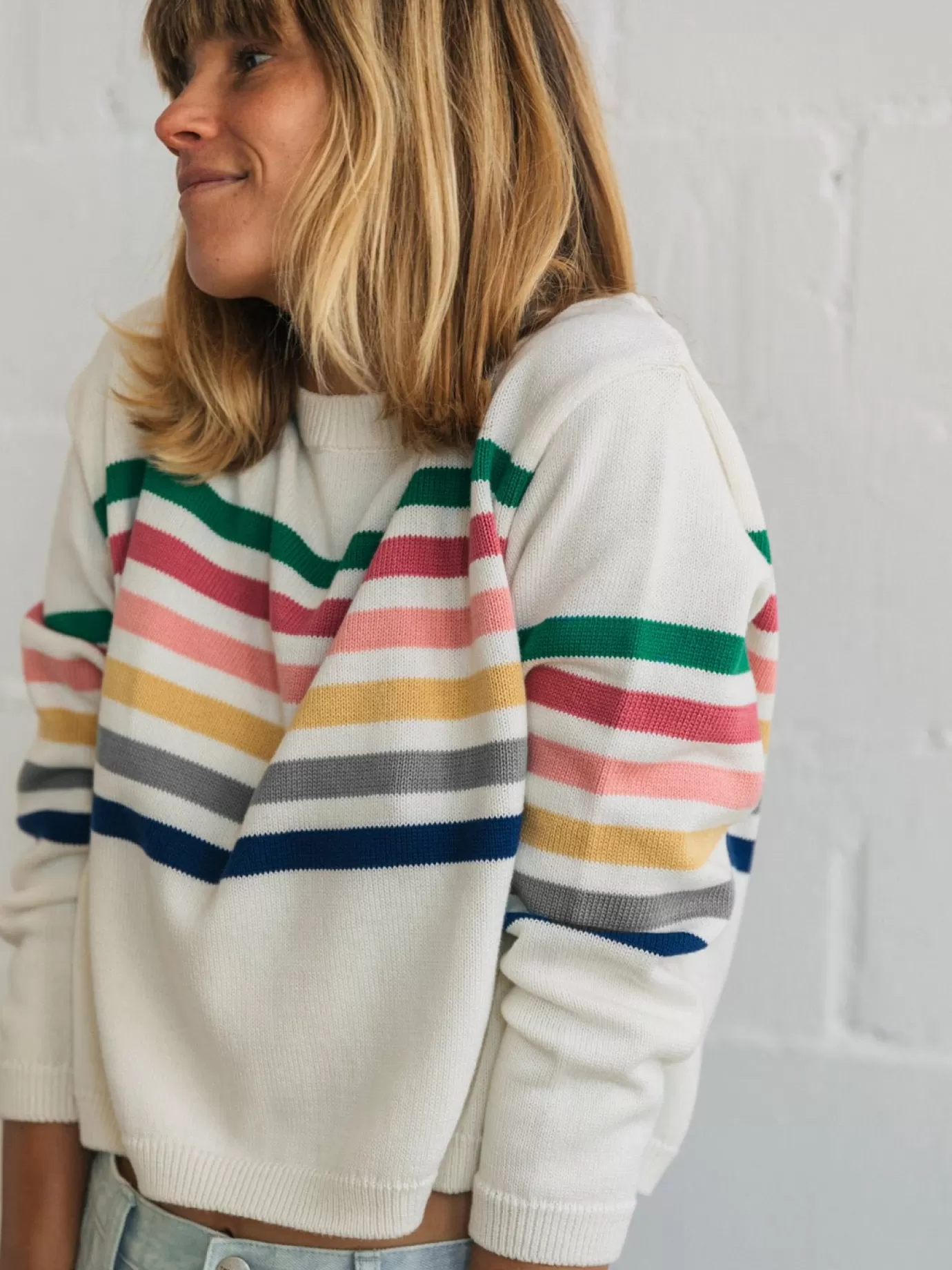 Twothirds Padda-Multicolour Stripes^Women Knits