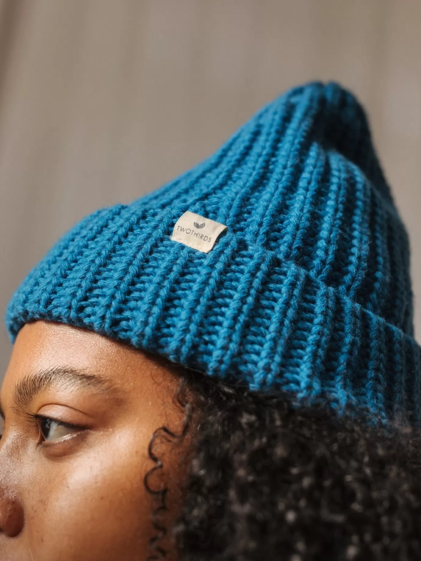 Twothirds Ribbed Beanie-Ocean^ Headwear