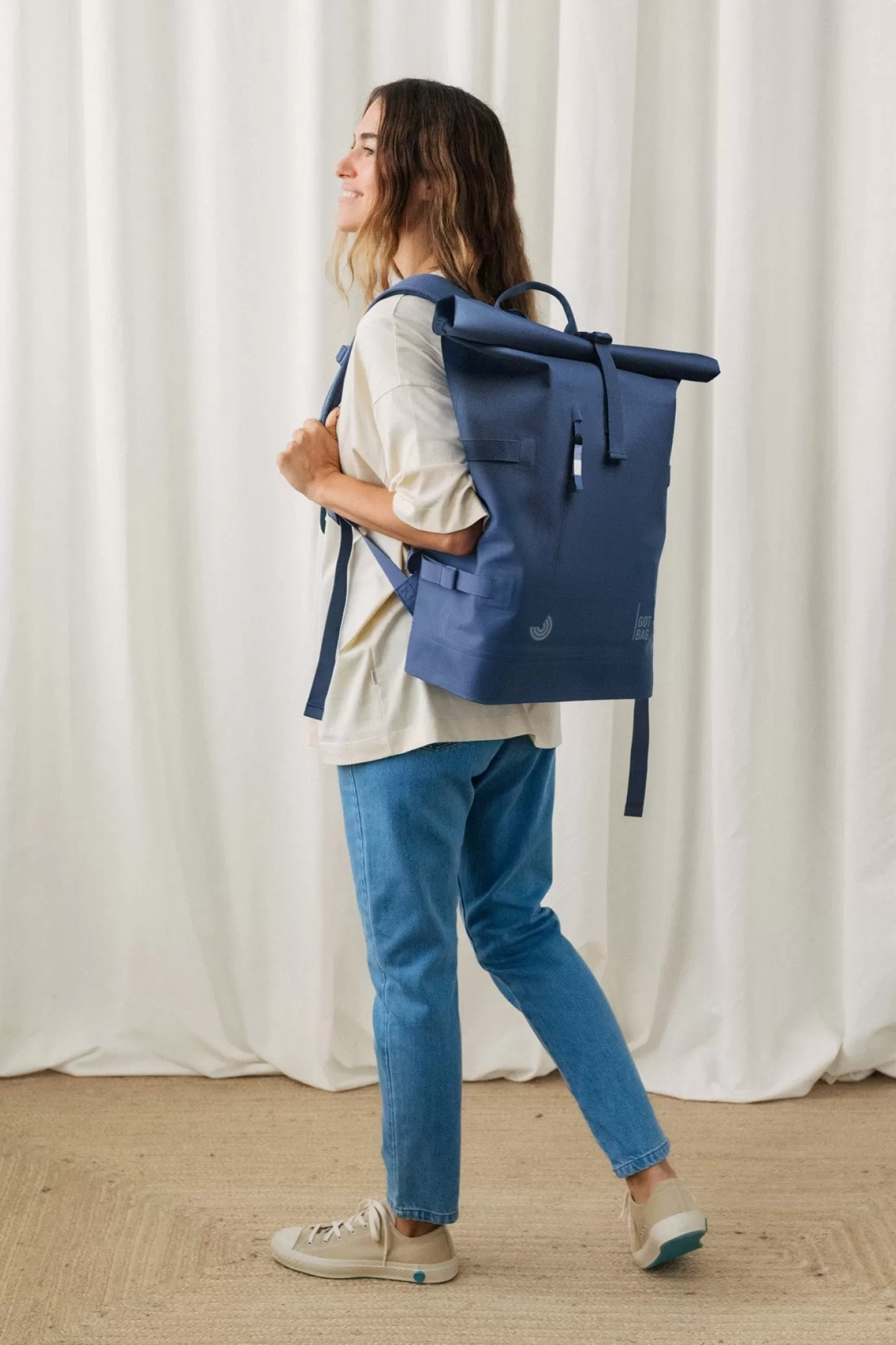 Twothirds Rolltop Got Bag-Ocean Blue^ Bags