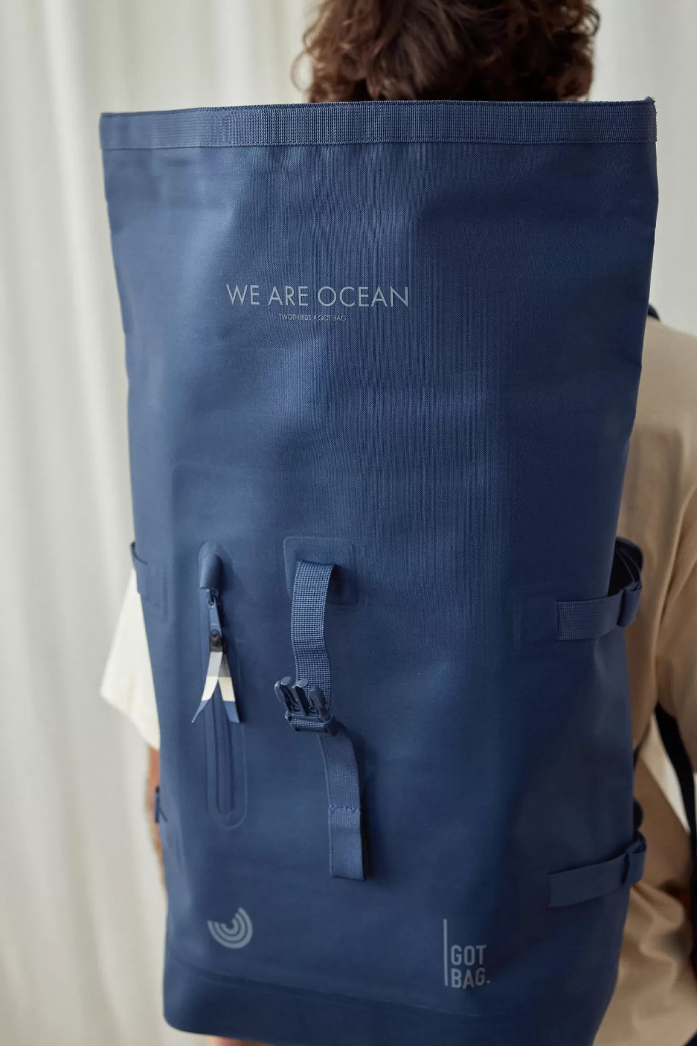 Twothirds Rolltop Got Bag-Ocean Blue^ Bags