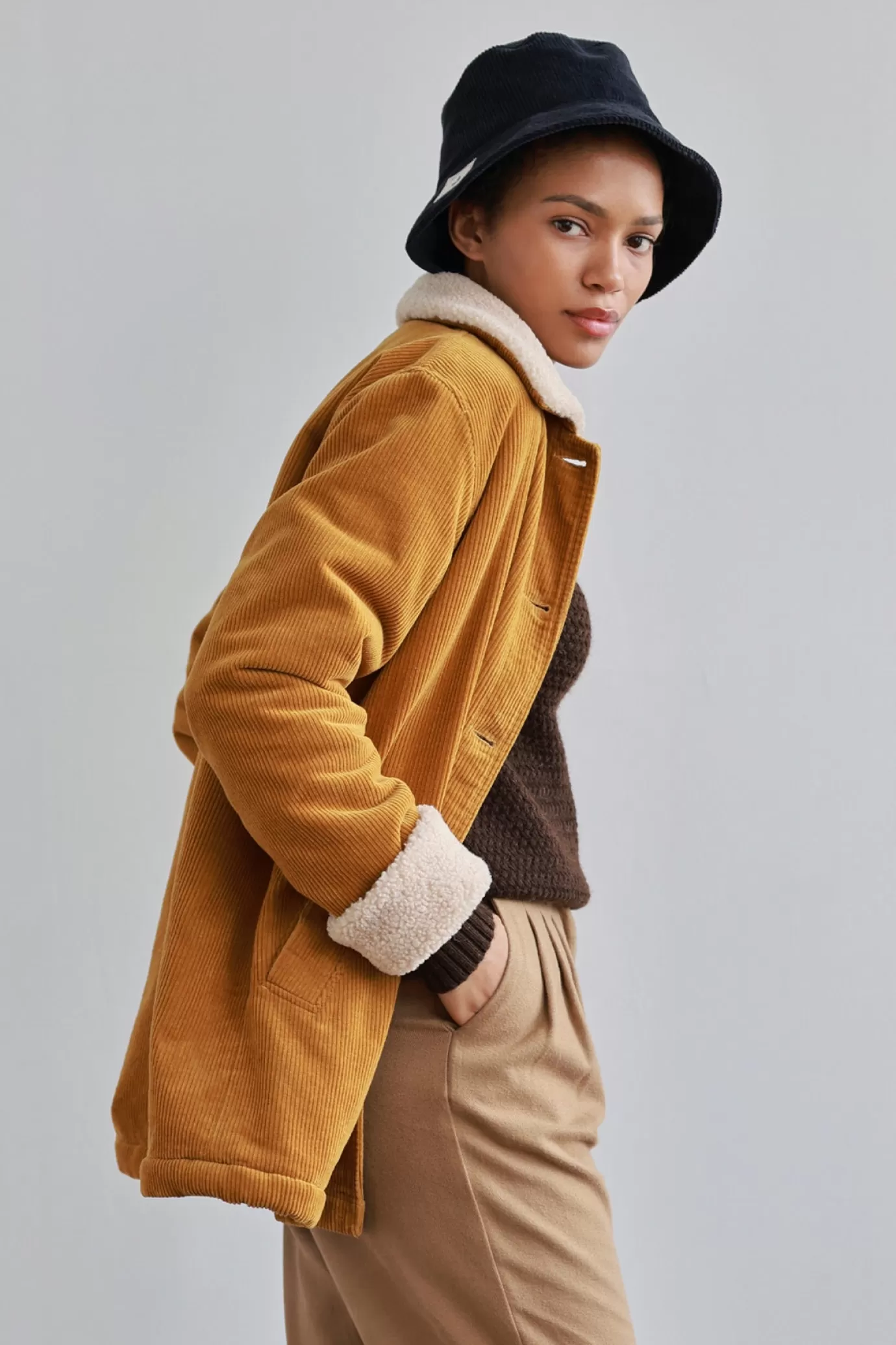 Twothirds Russell-Mustard^Women Jackets