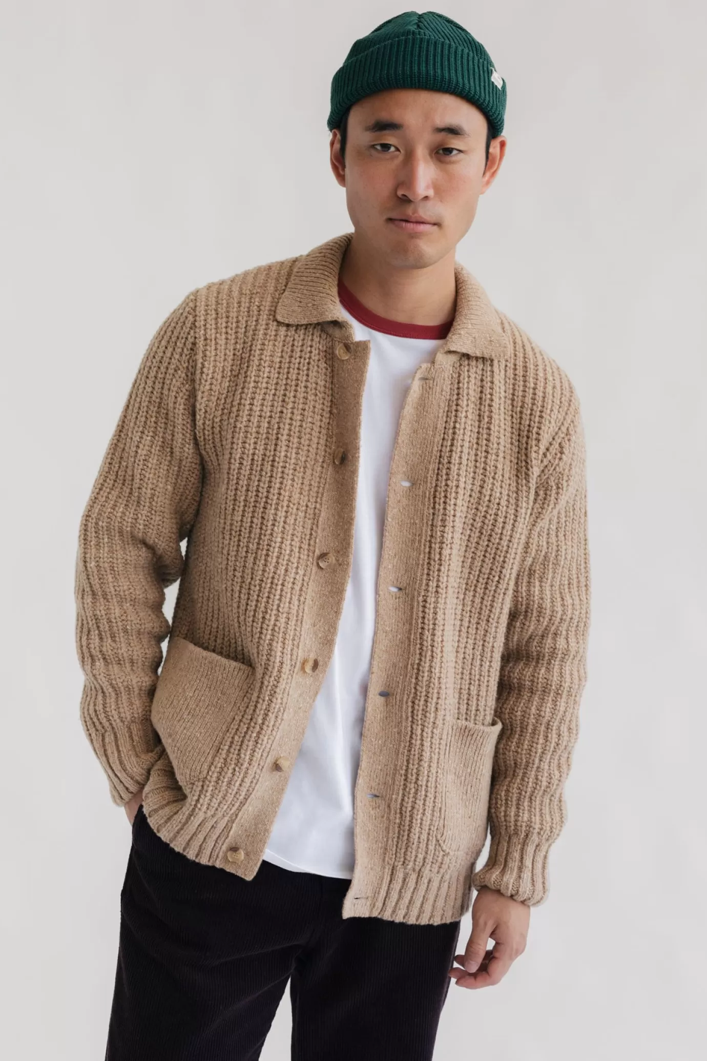 Twothirds Sa Tuna-Beige^ Wool | Cardigans