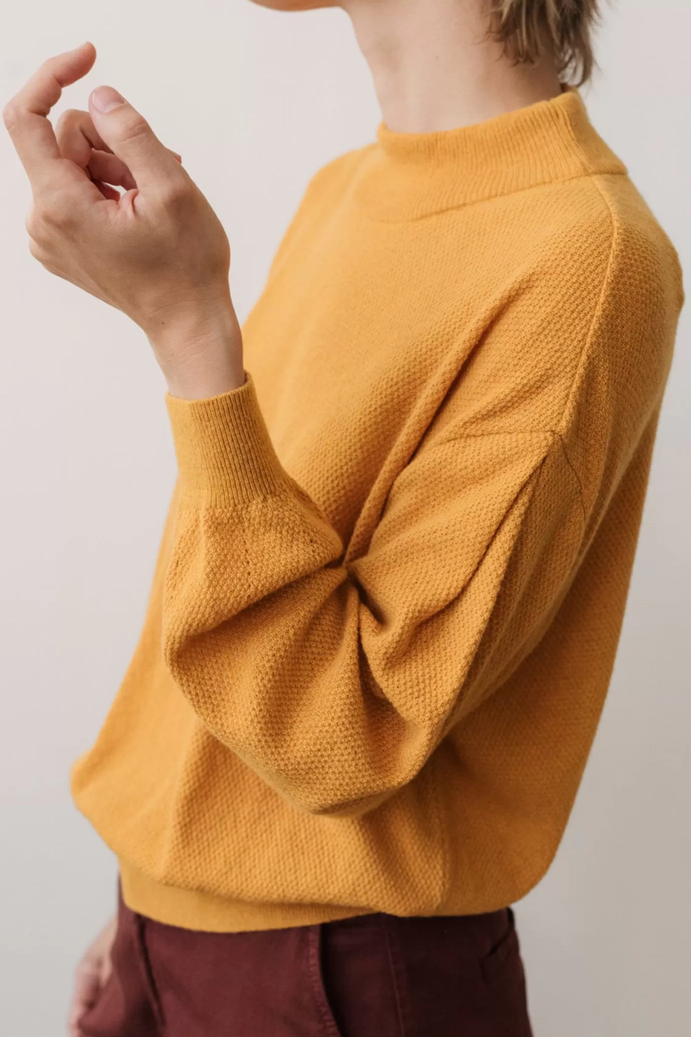 Twothirds Sebastiana-Light Mustard^Women Knits