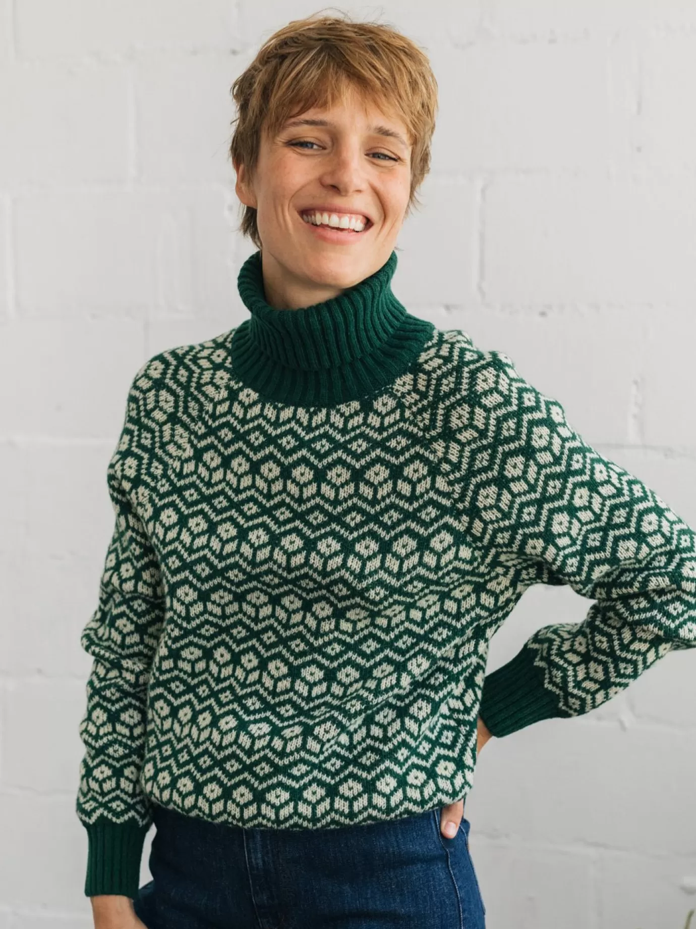 Twothirds Sierra-Dark Green^Women Knits