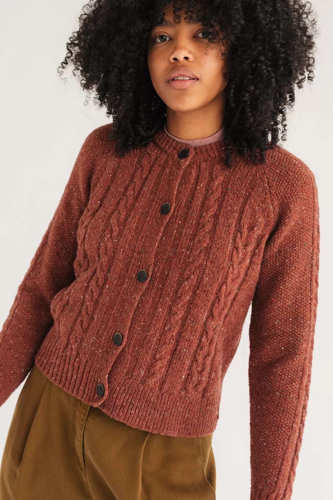 Twothirds Taborcillo-Burnt Orange^Women Knits